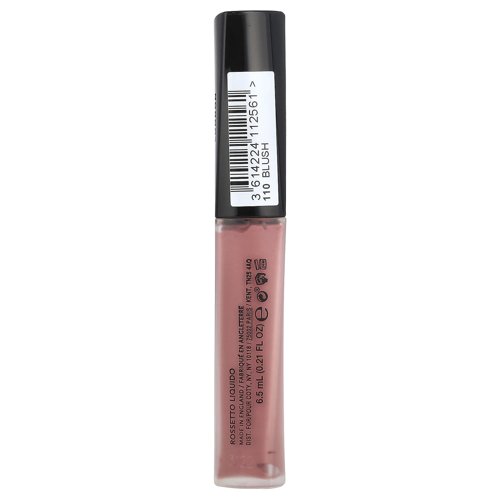 Rimmel London, Stay Matte Liquid Lip Color, румяна 110, 6,5 мл (0,21 жидк. Унции)