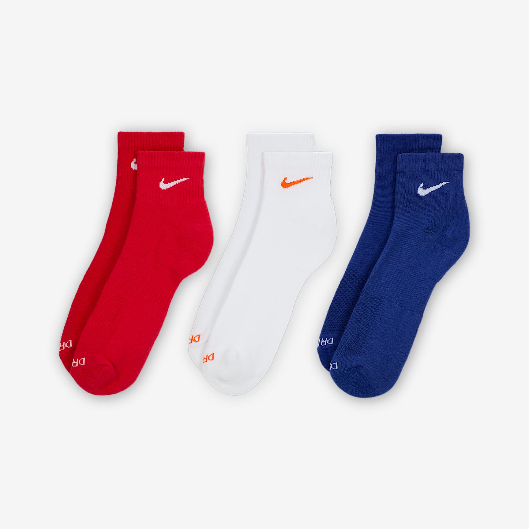 Nike Everyday Plus Cushioned Training Ankle Socks (3 Pairs)