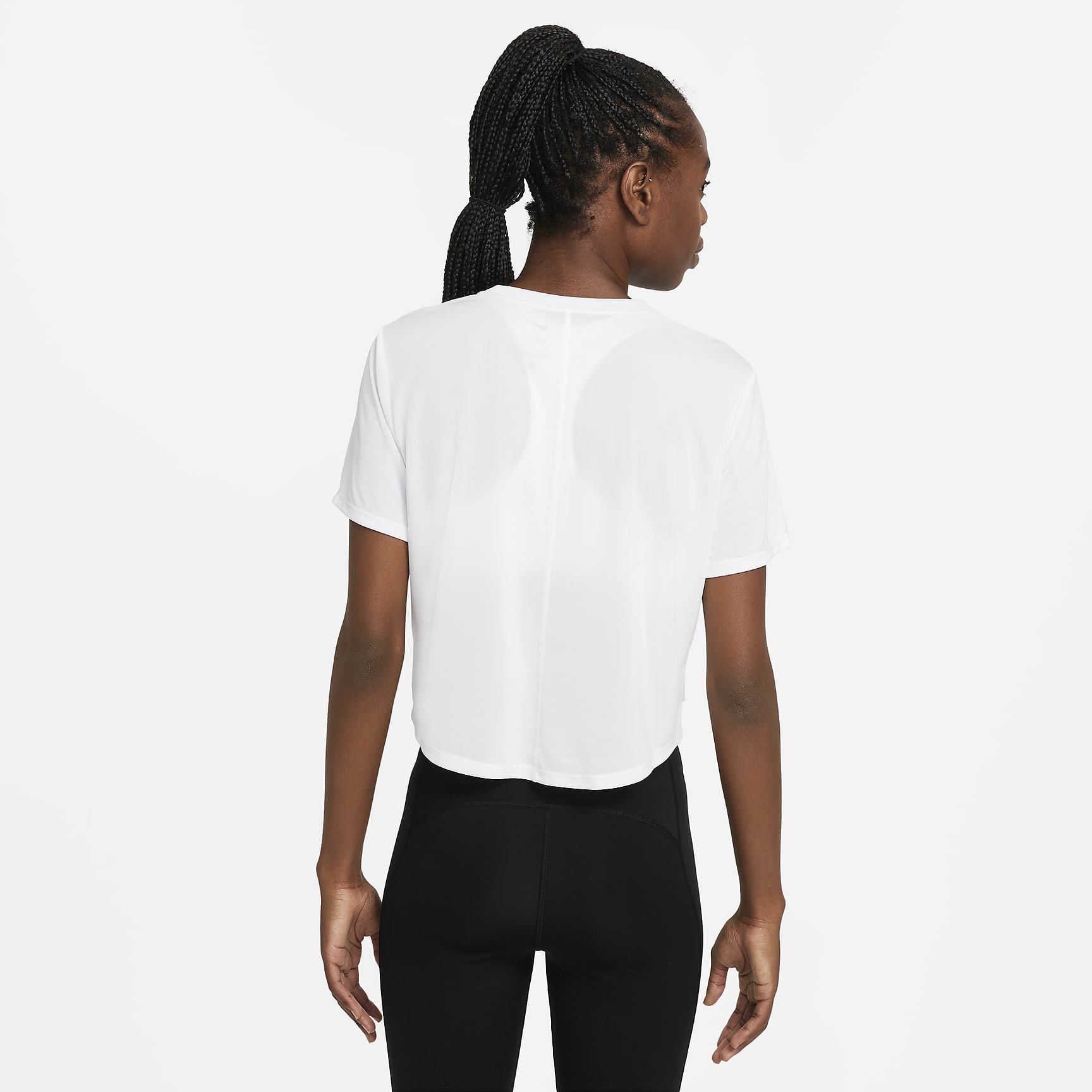 Nike Dri-FIT One Women's Standard Fit Short-Sleeve Cropped Top
