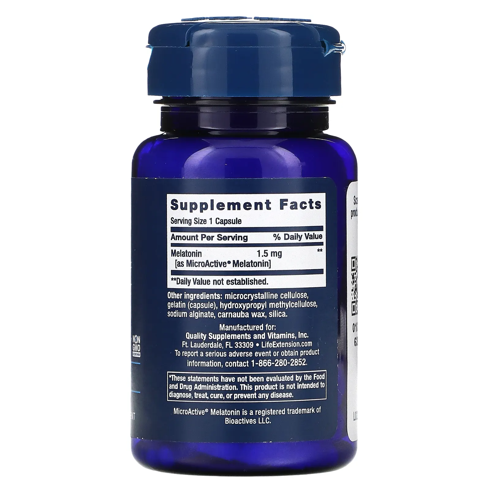 Life Extension, Мелатонин IR / XR, 60 капсул