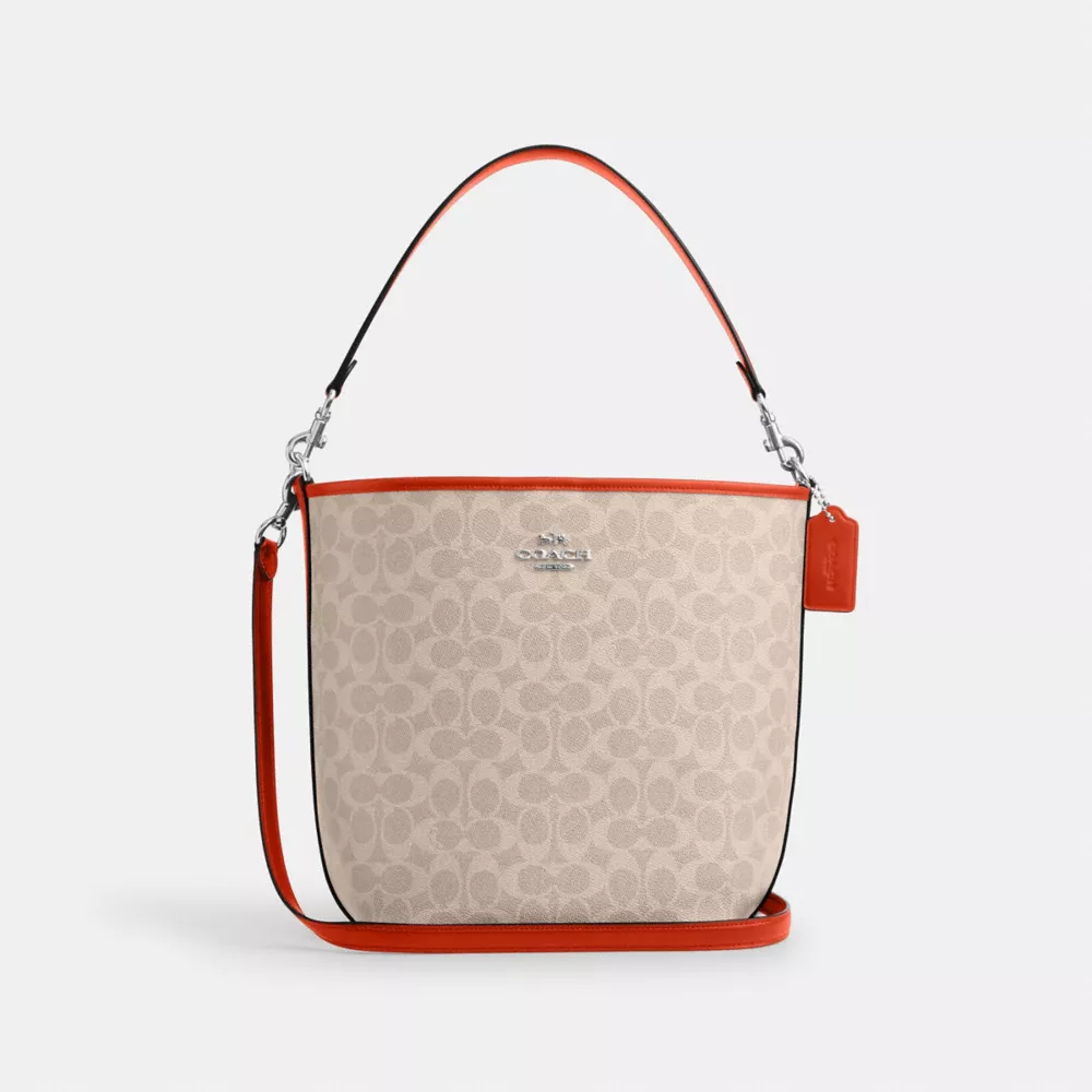 Сумка COACH City Large Bucket Bag In Signature Canvas