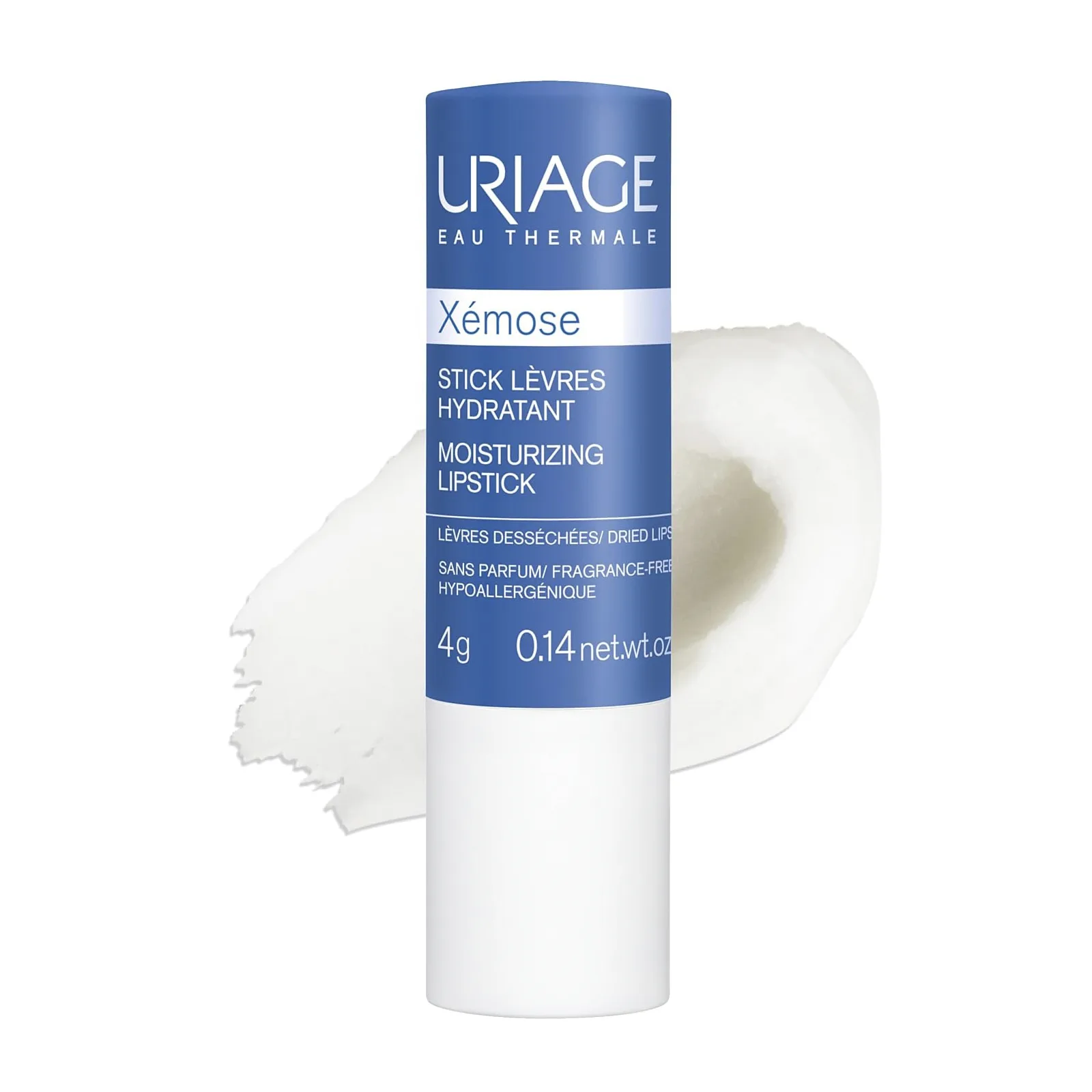 Uriage, Xémose, увлажняющая помада, без запаха, 4 г (0,14 унции)