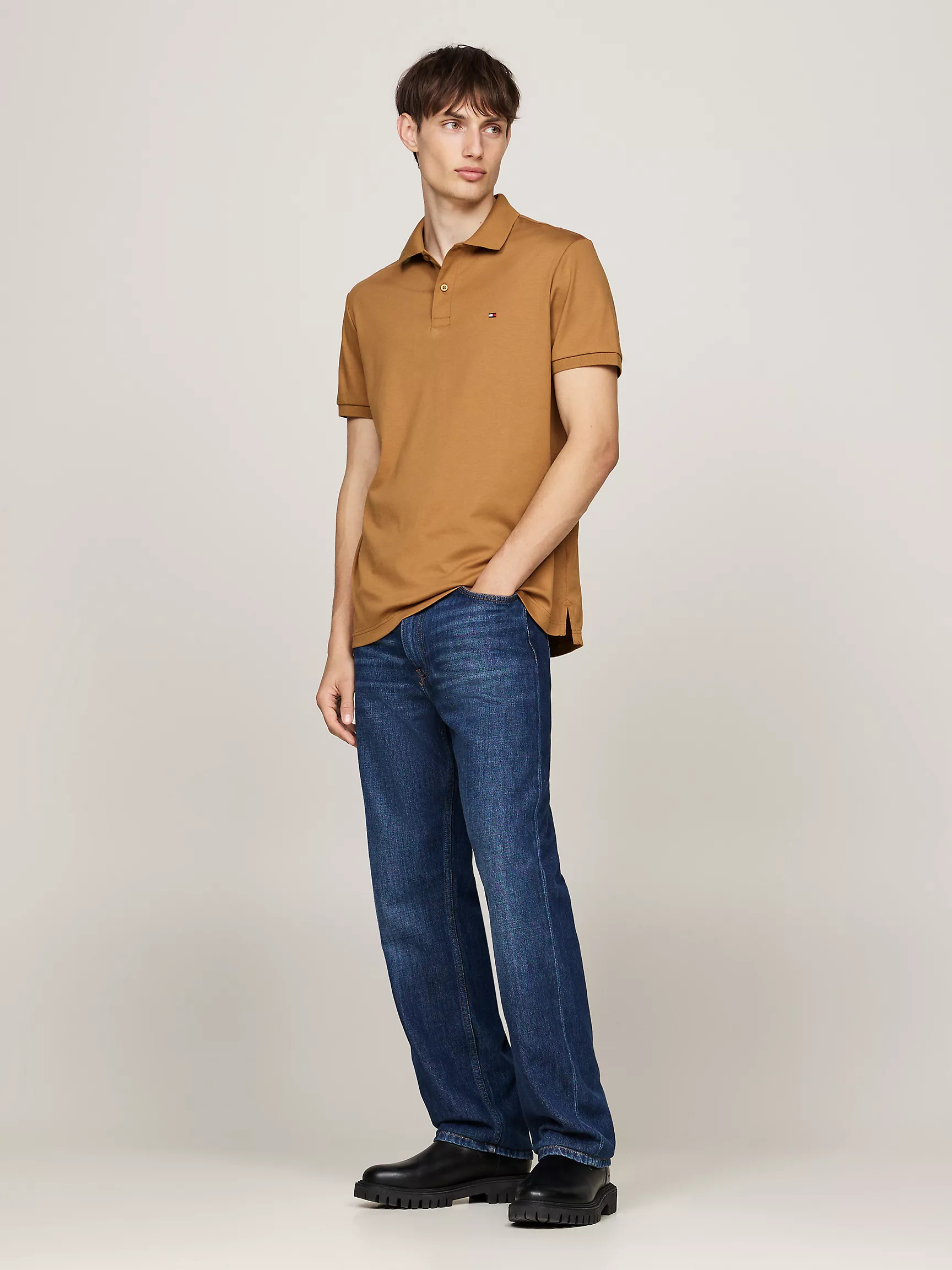 Мужское поло Tommy Hilfiger, Хлопковое поло стандартного кроя