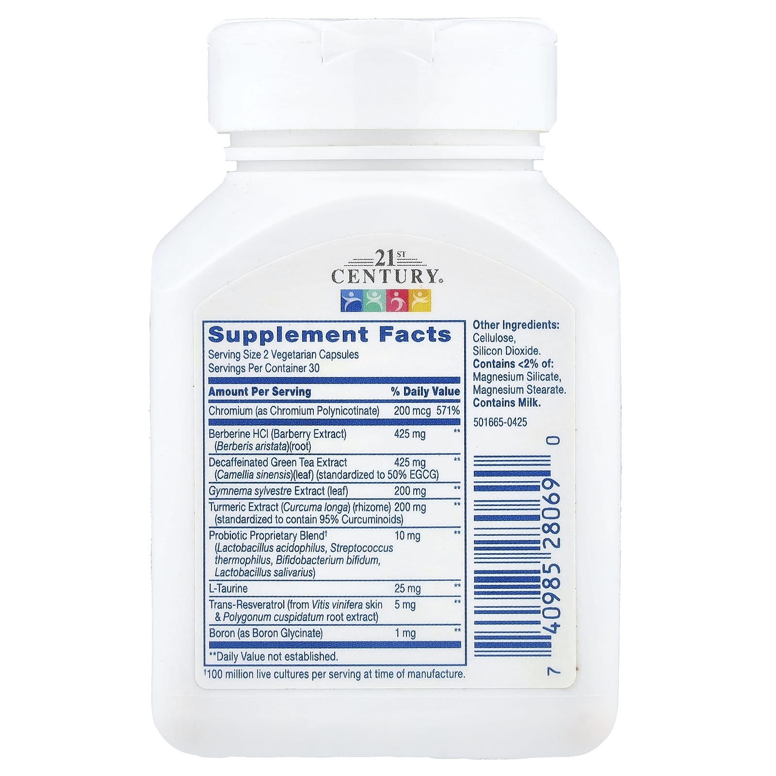 21st Century, GLP-1, 60 вегетарианских капсул