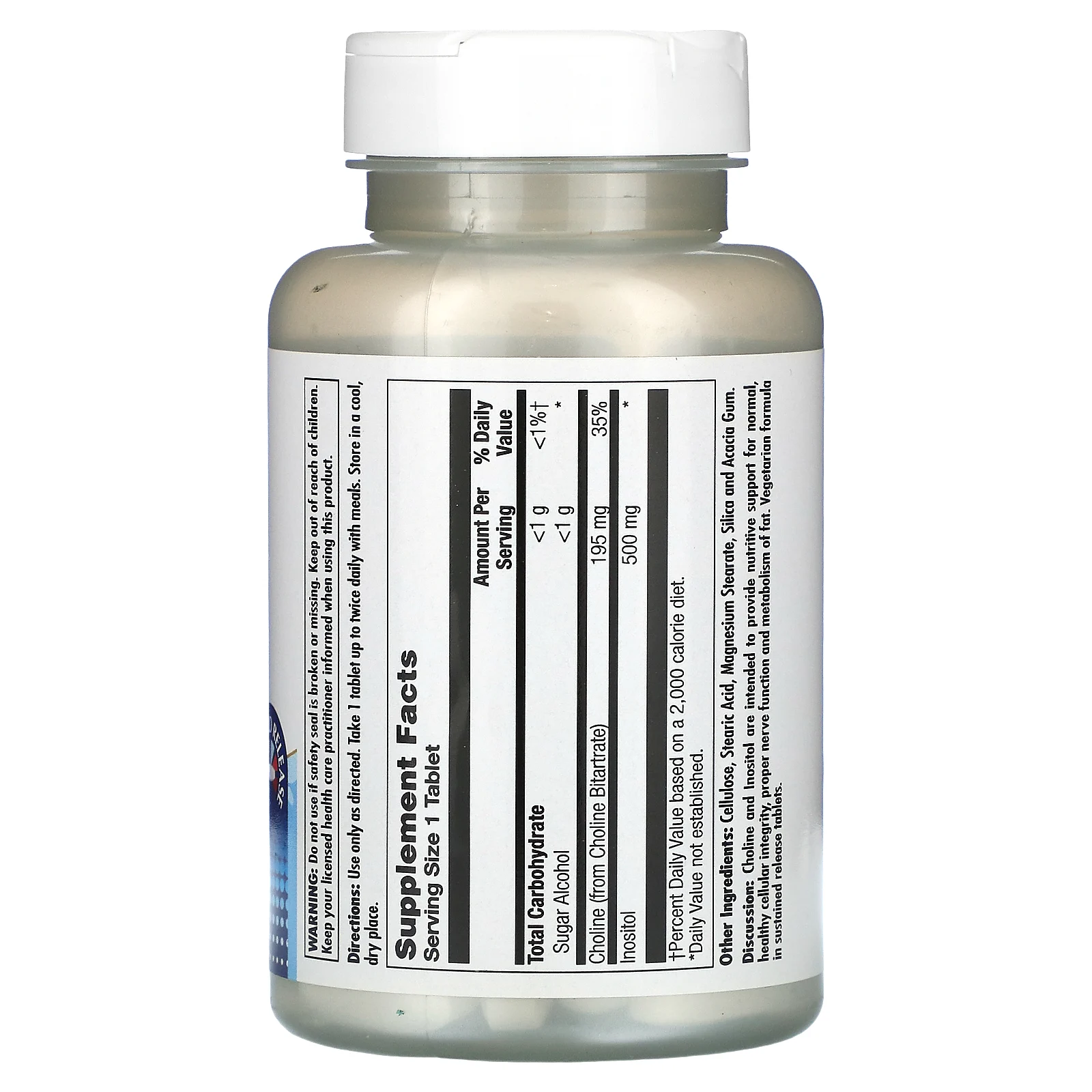 KAL, Холин инозитол, 90 таблеток