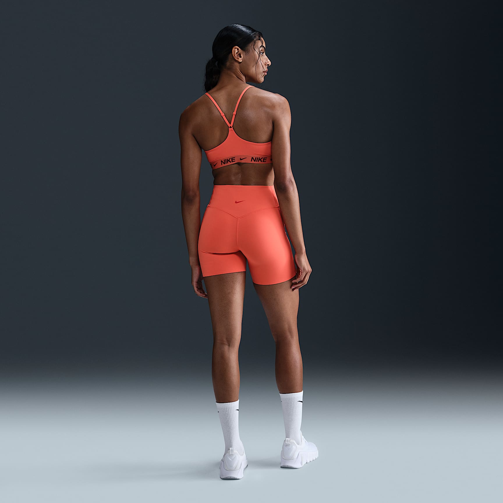 Nike Universa Women's Medium-Support High-Waisted 5" Biker Shorts with Pockets