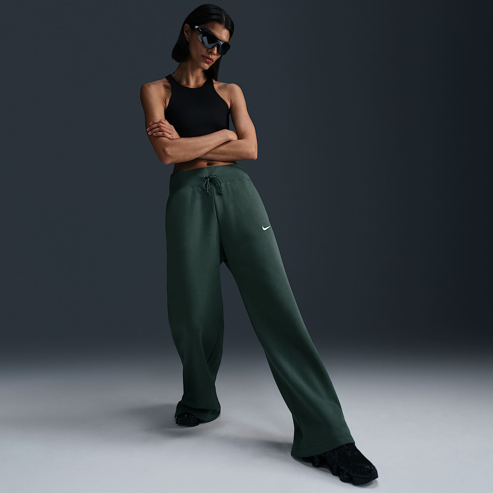 Nike Sportswear Phoenix Fleece Women's High-Waisted Wide-Leg Sweatpants