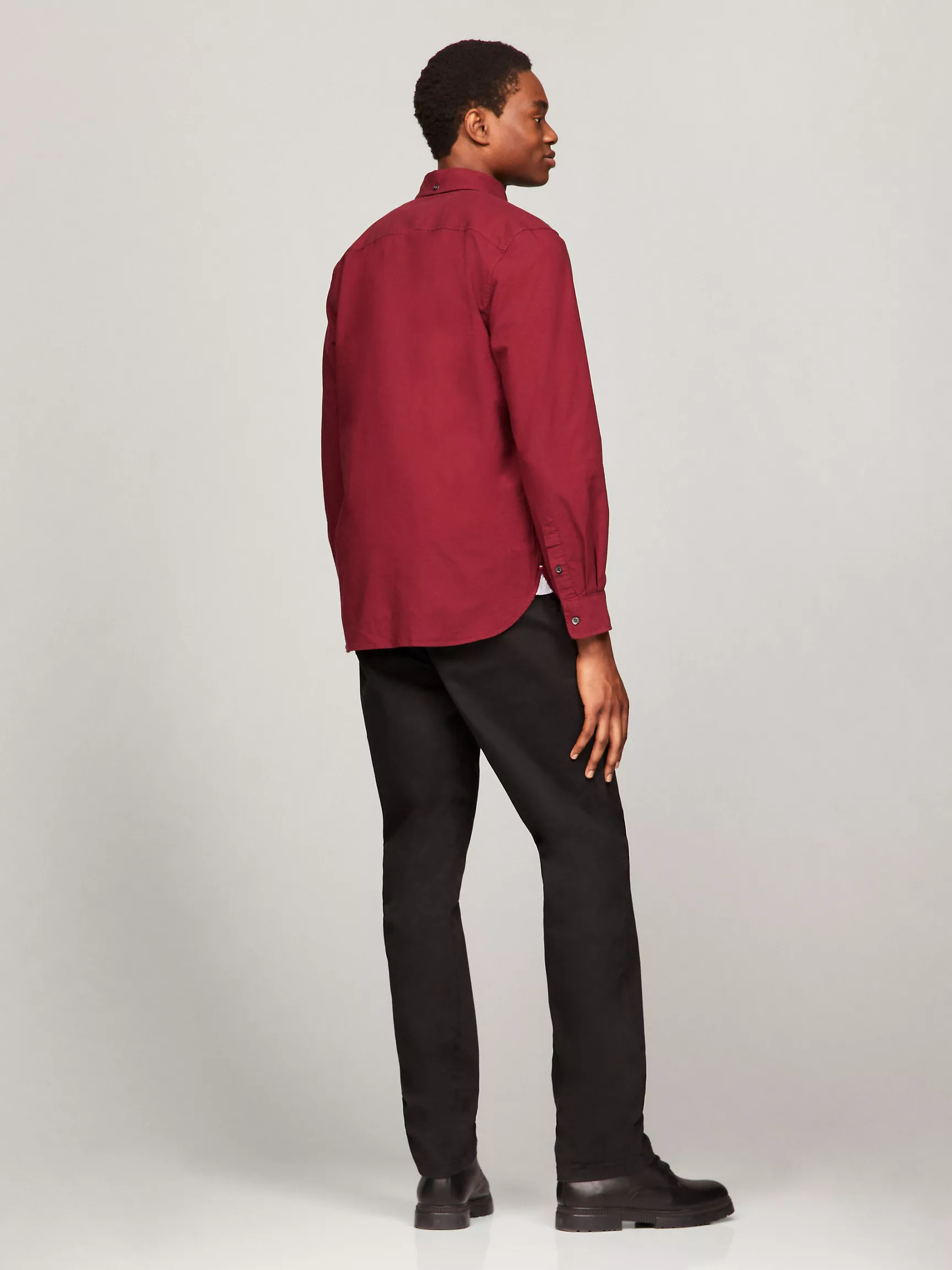 Мужская рубашка Tommy Hilfiger, Эластичная рубашка из оксфорда стандартного кроя