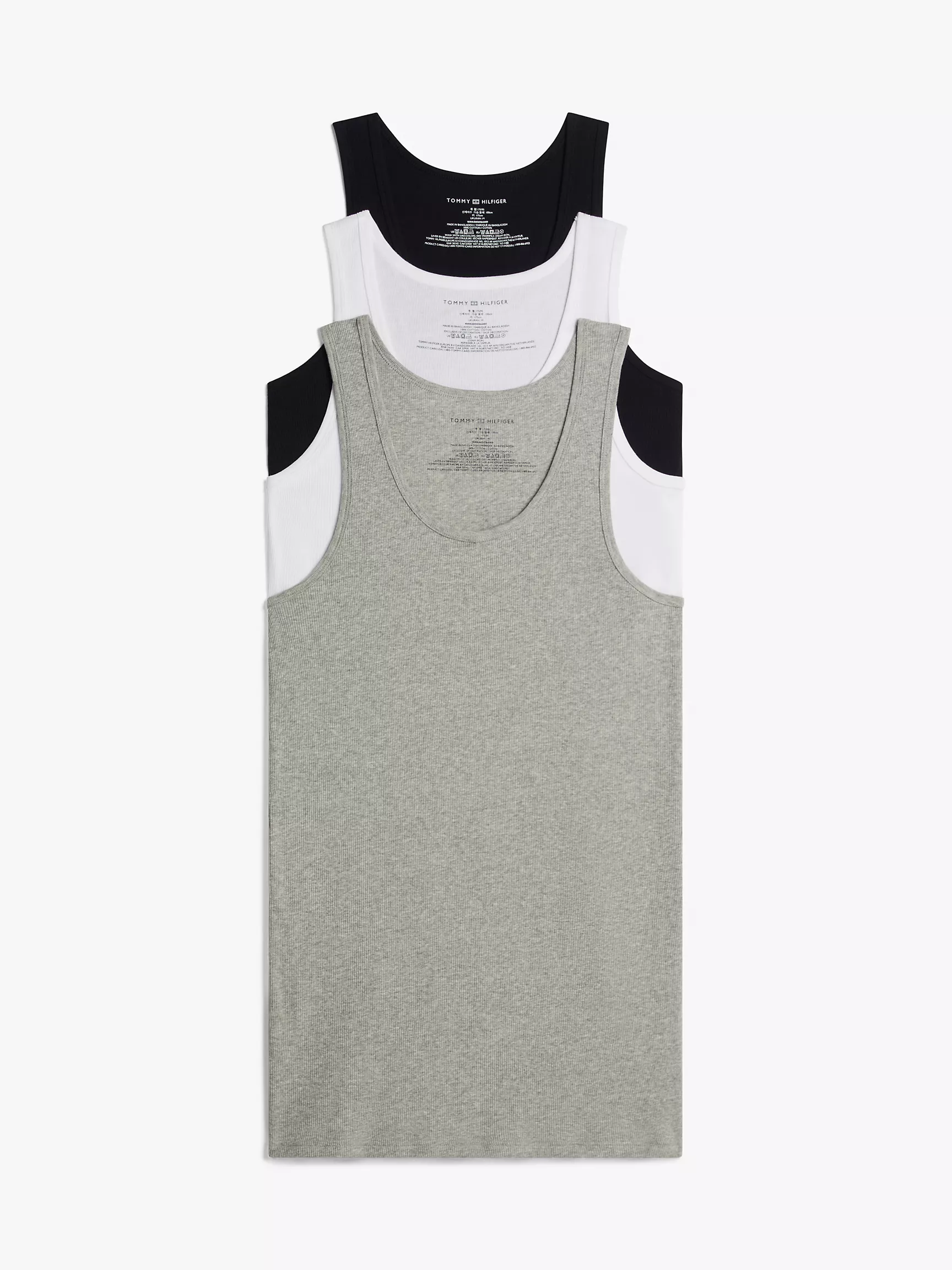 Мужская майка Tommy Hilfiger, Классические хлопковые майки (набор 3 шт.)