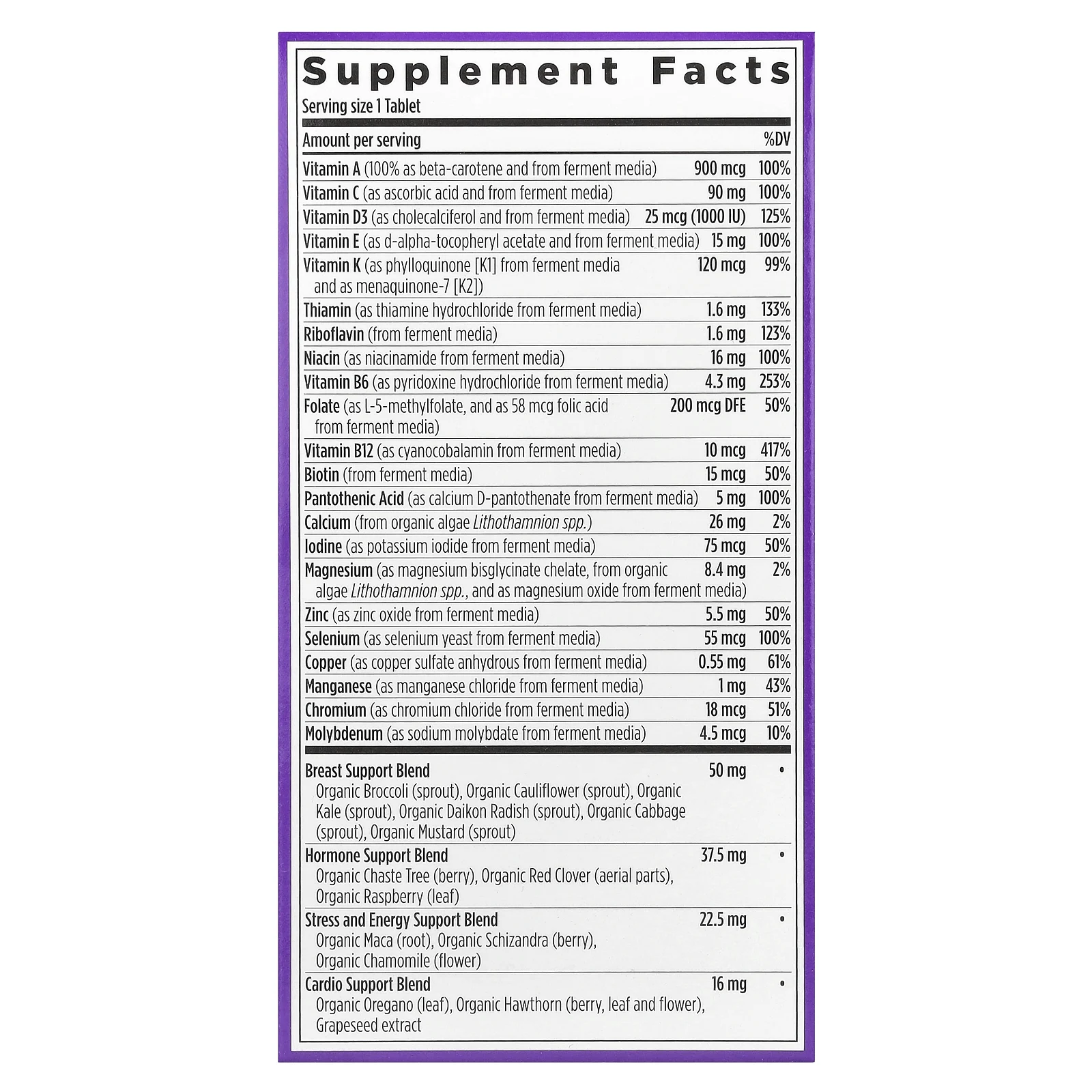 New Chapter, 40+ Every Woman's One Daily, витаминный комплекс на основе цельных продуктов для женщин старше 40 лет, 96 вегетарианских таблеток