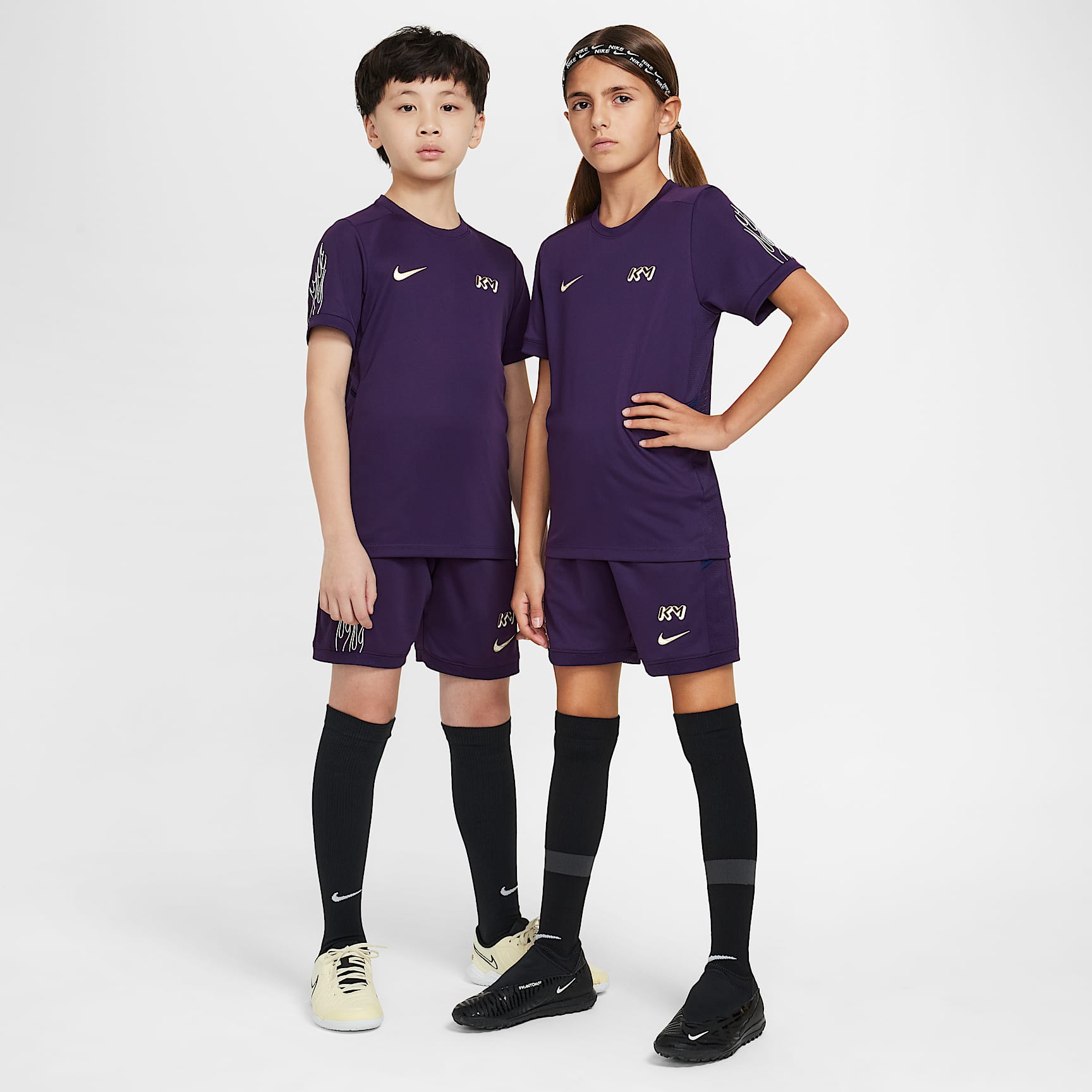 Kylian Mbappé Academy Big Kids' Dri-FIT Soccer Top