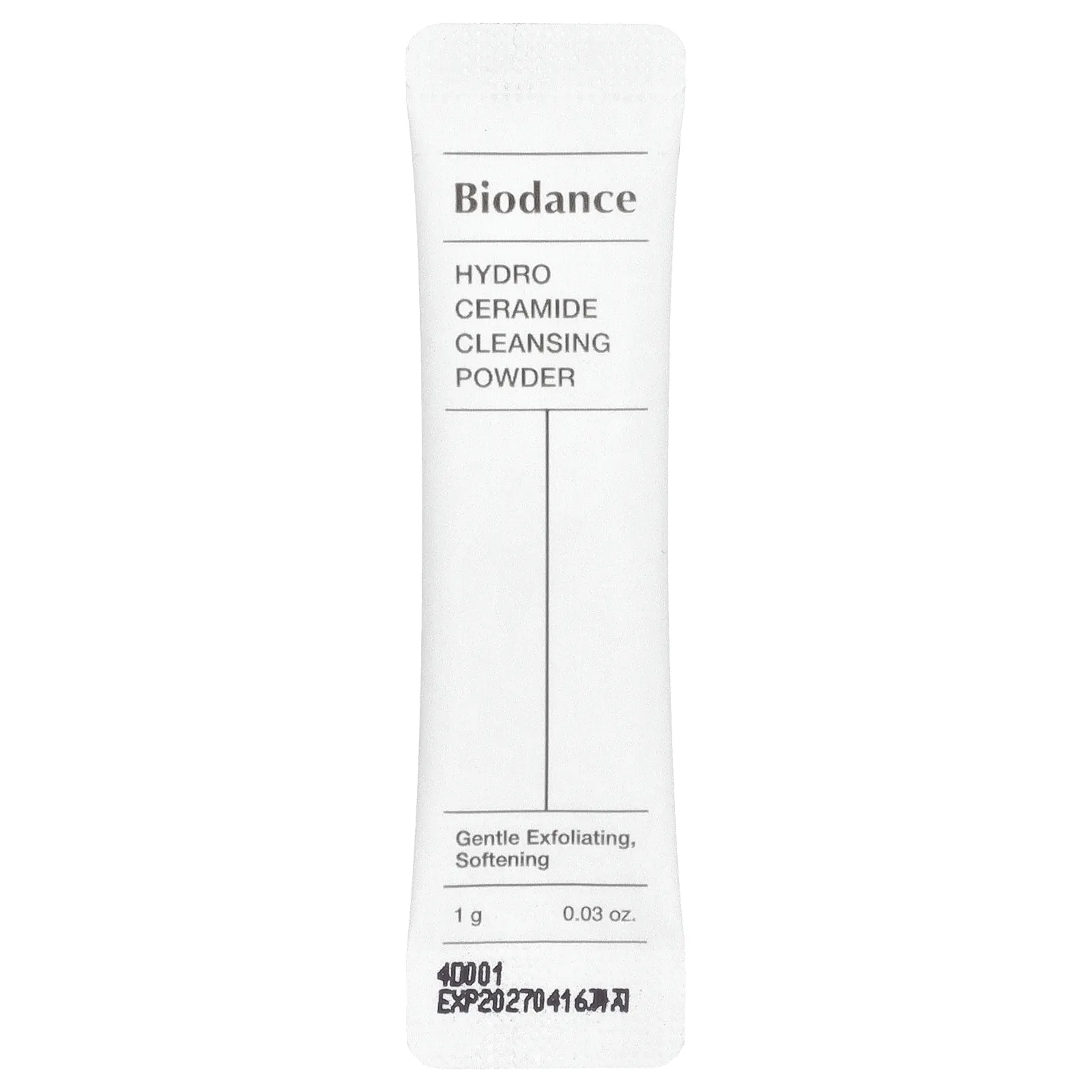 Biodance, Очищающая пудра Hydro Ceramide, 30 пакетиков по 1 г (0,03 унции)