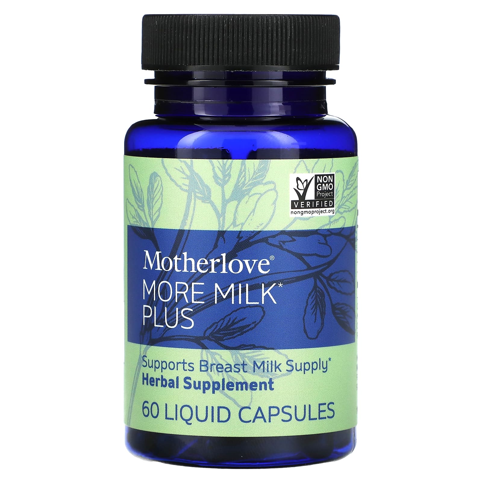 Motherlove, для грудного вскармливания, More Milk Plus, 60 капсул с жидкостью