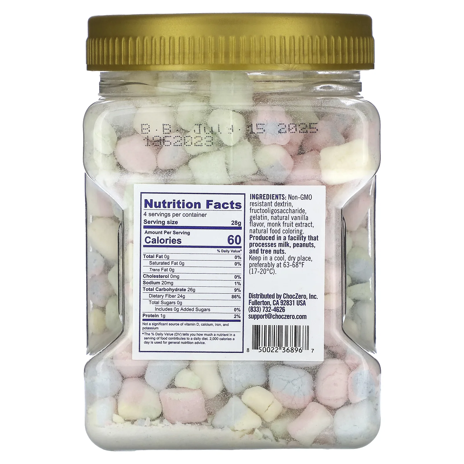 ChocZero, сублимированные мальвы, ваниль, 112 г (4 унции)