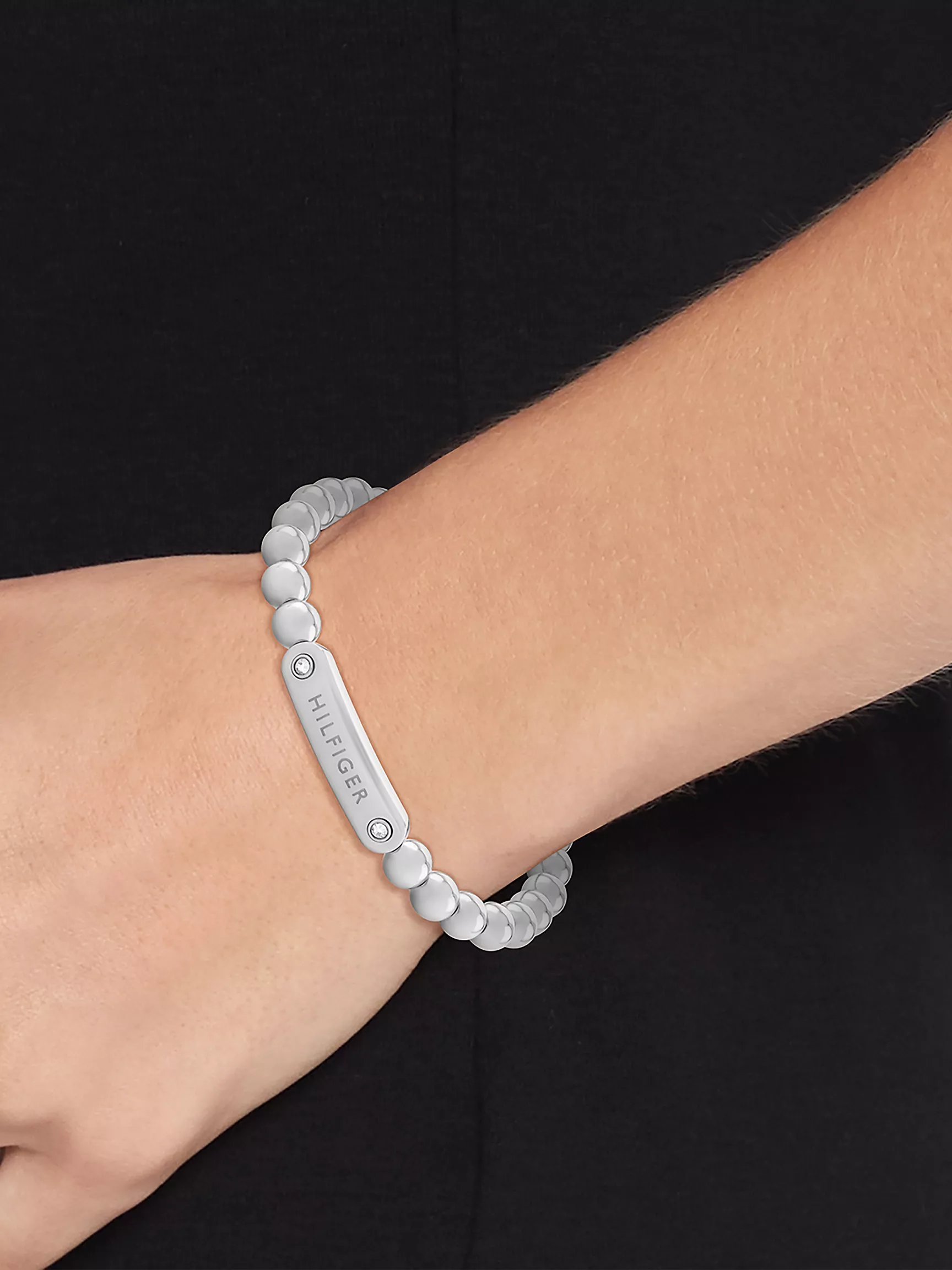 Женский браслет Tommy Hilfiger, Браслет с металлическими бусинами Monotype