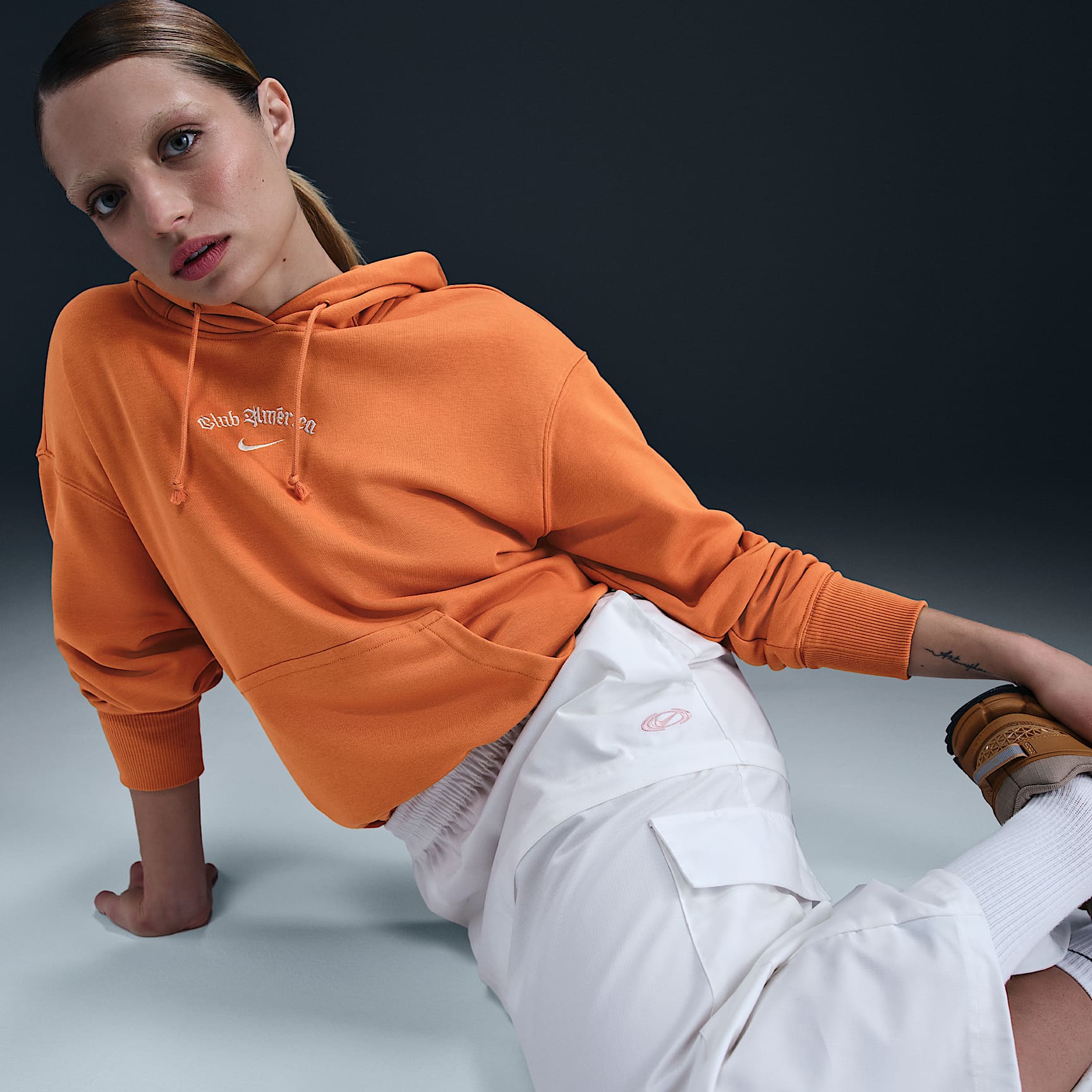 Club América Phoenix Fleece Special Edition Women's Nike Soccer Oversized Pullover Hoodie