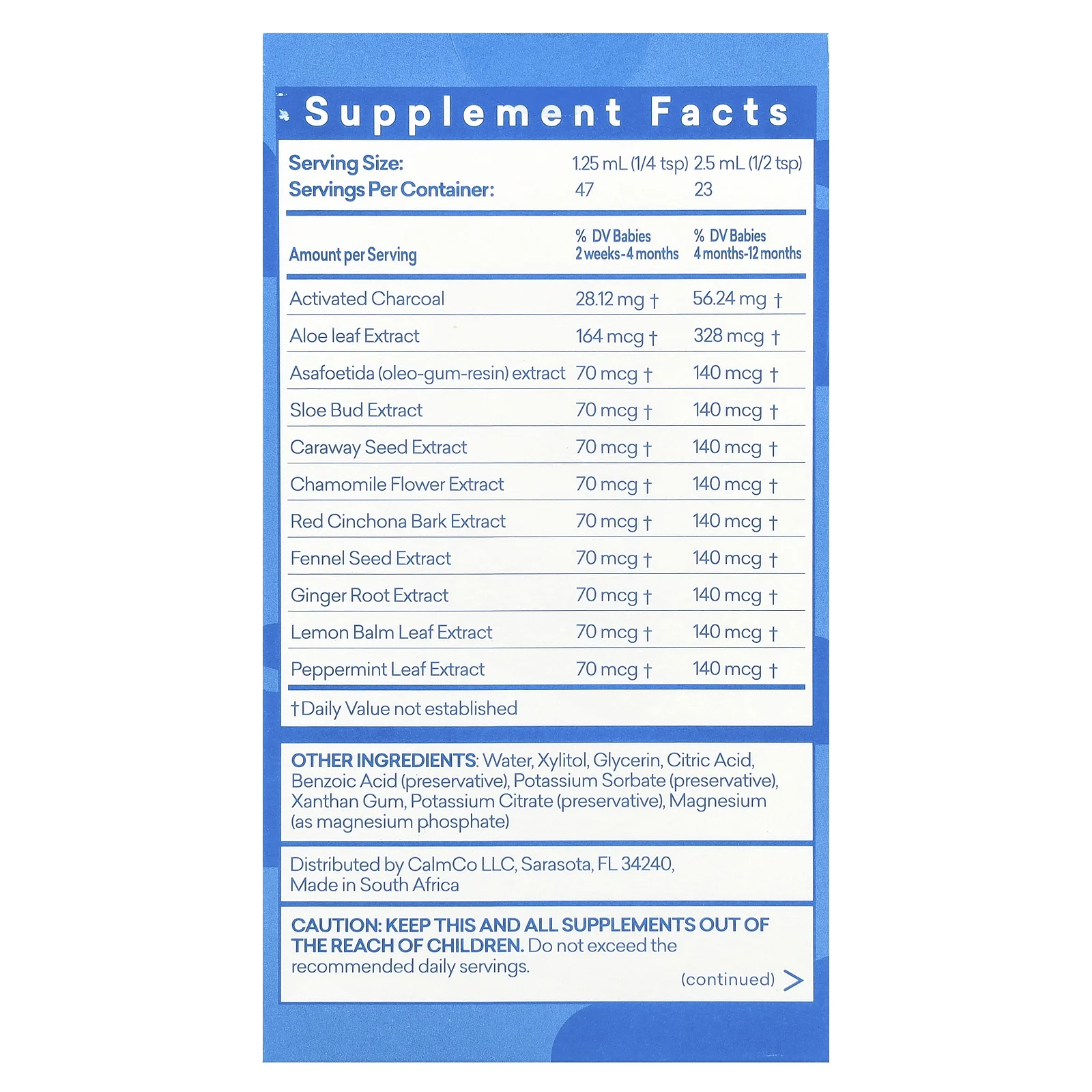 Colic Calm, Colic, Gas & Fussiness, Extra Support, 2 fl oz (59 ml)