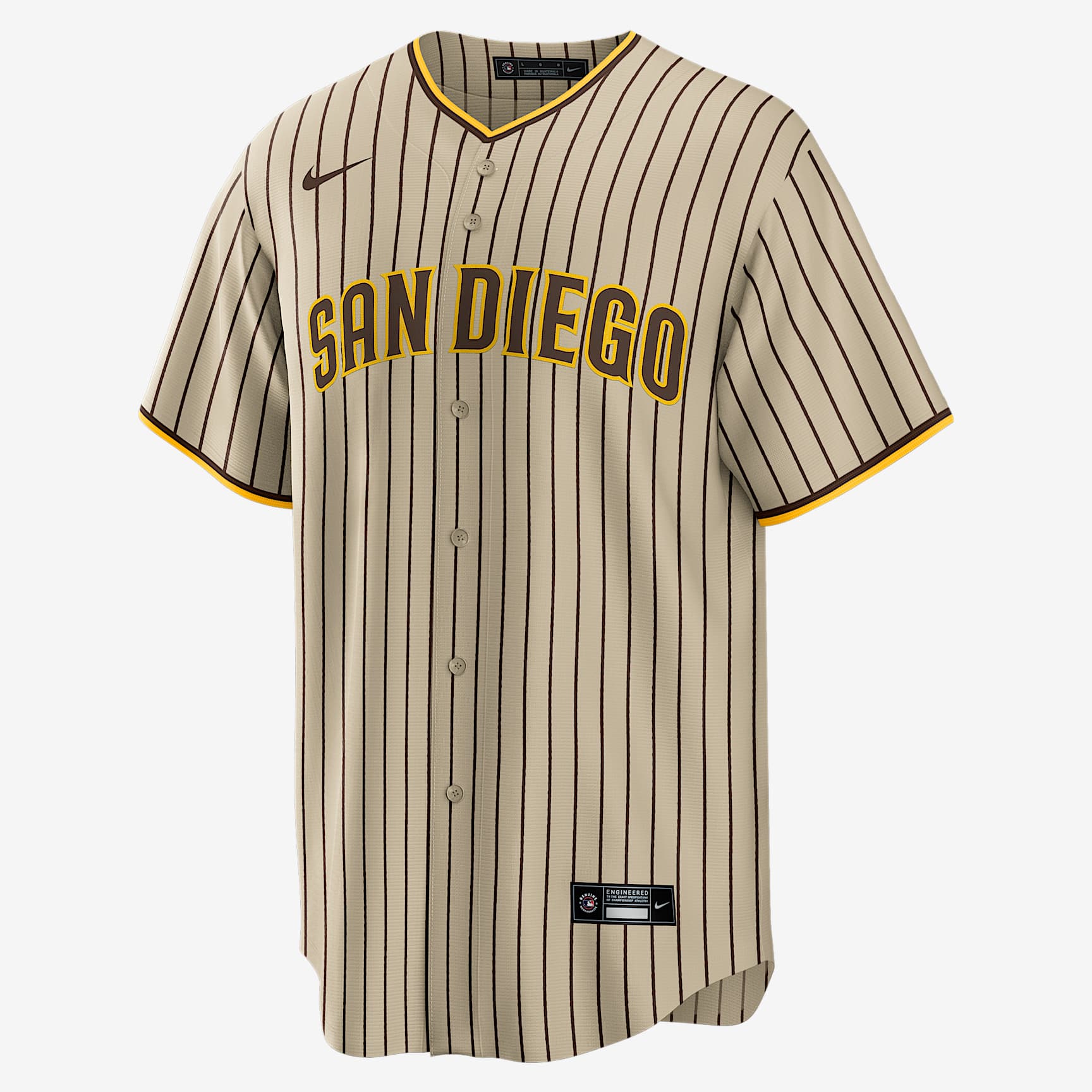 MLB San Diego Padres (Manny Machado) Men's Replica Baseball Jersey