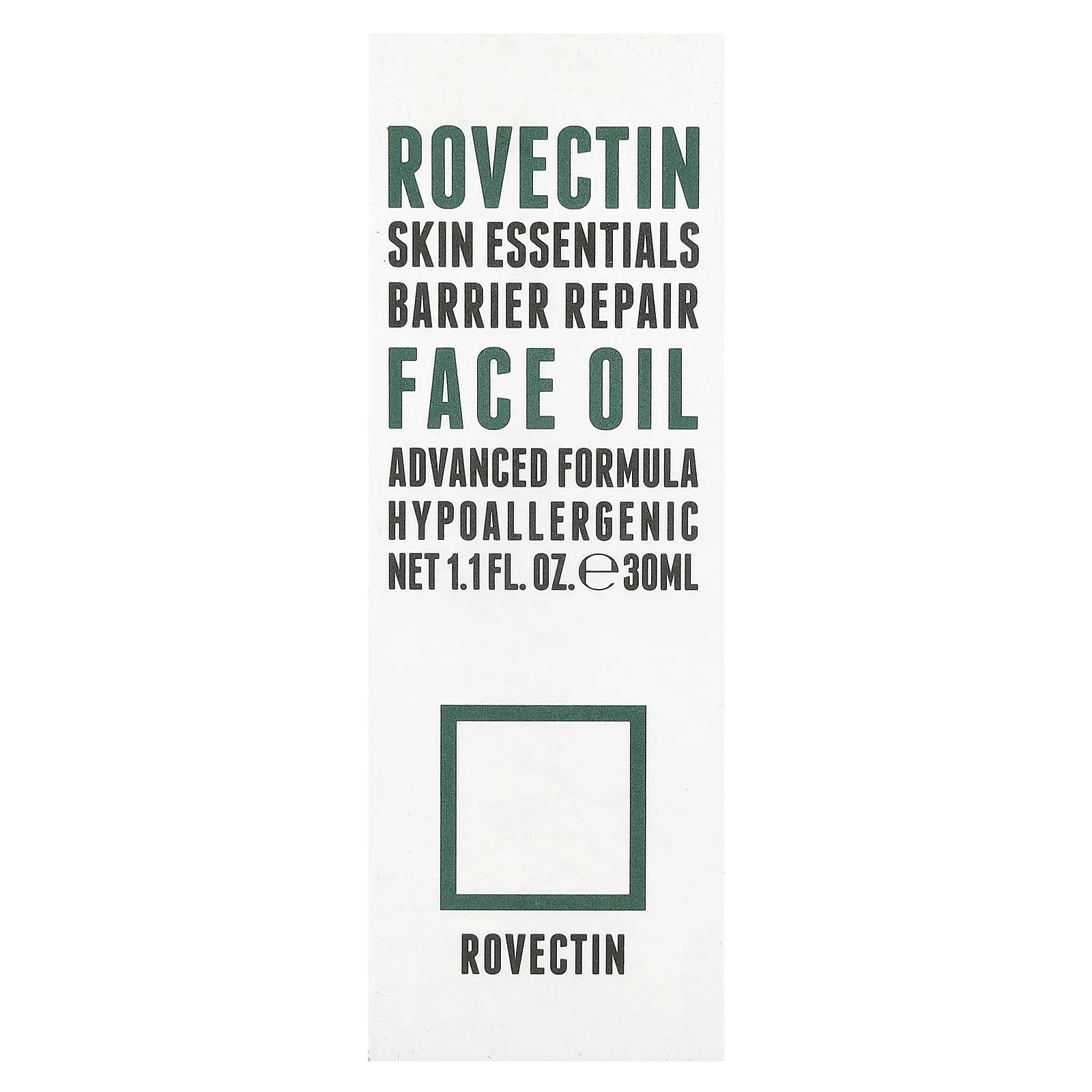 Rovectin, Skin Essentials, восстанавливающее барьерное масло для лица, 30 мл (1,1 жидк. Унции)