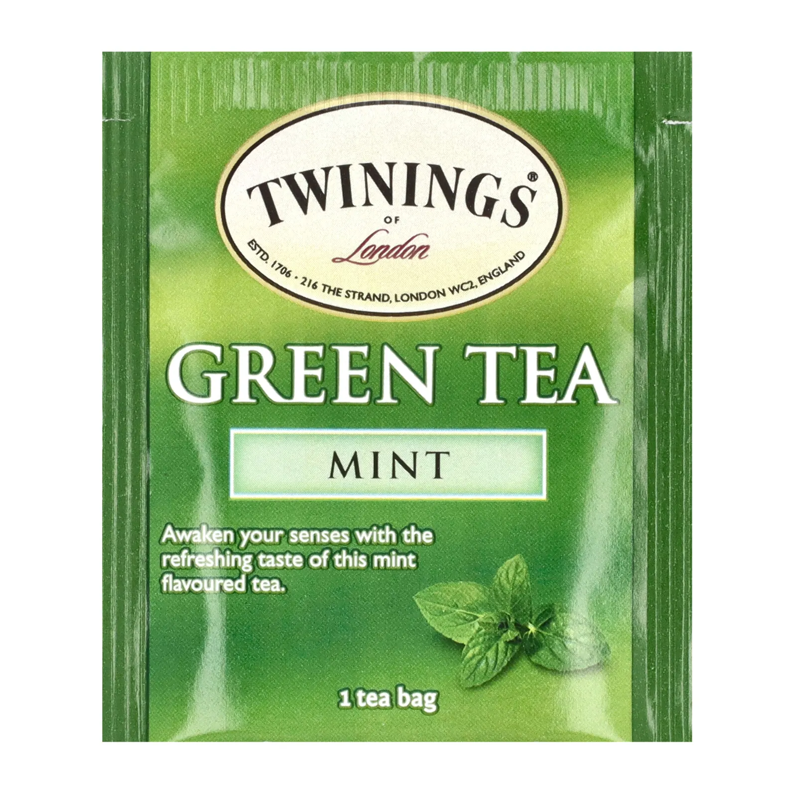 Twinings, Зеленый чай, мята, 20 чайных пакетиков, 40 г (1,41 унции)