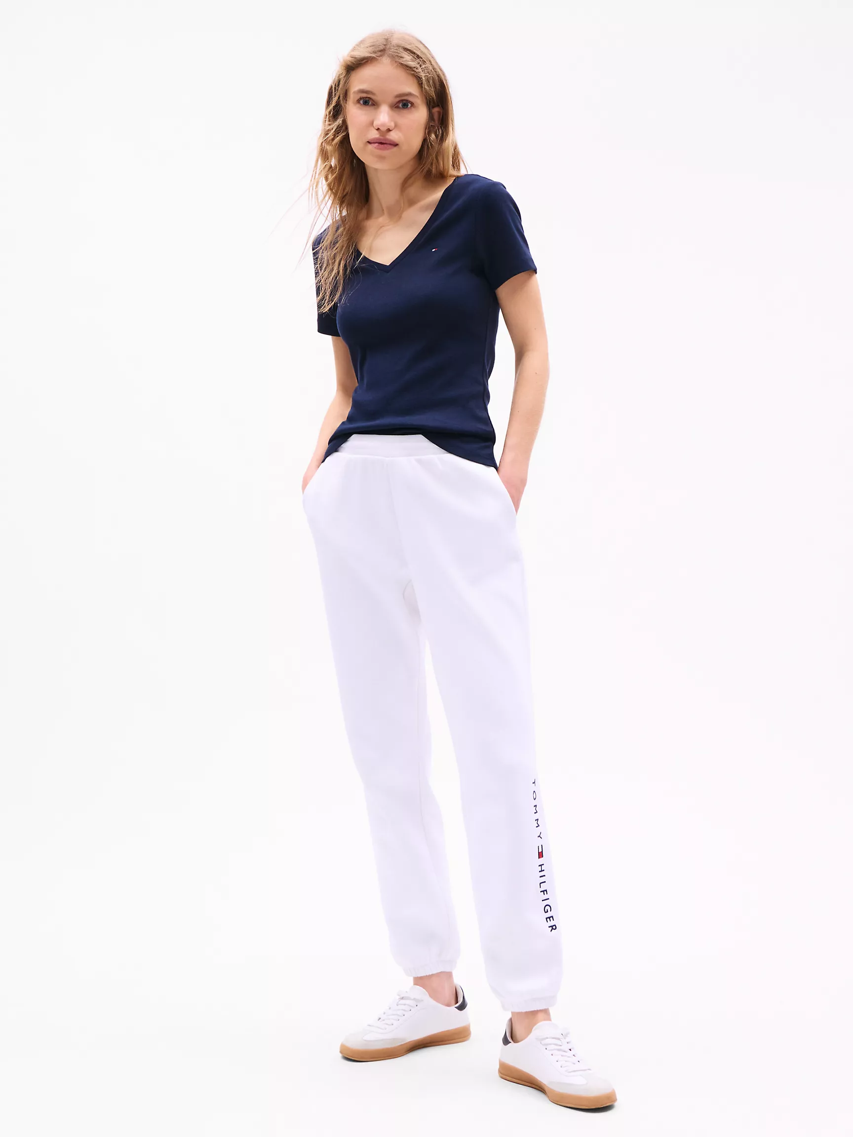 Женские брюки Tommy Hilfiger, Спортивные штаны с вышитым логотипом Tommy