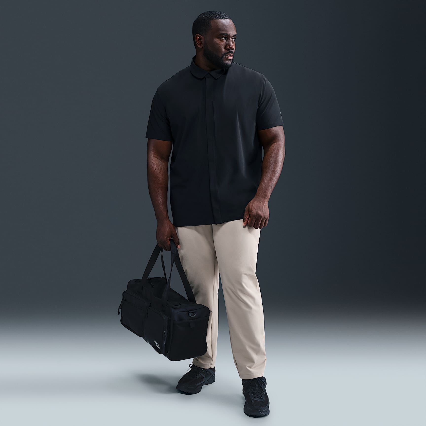 Nike 24.7 PerfectStretch Men's Dri-FIT Short-Sleeve Button-Down Top
