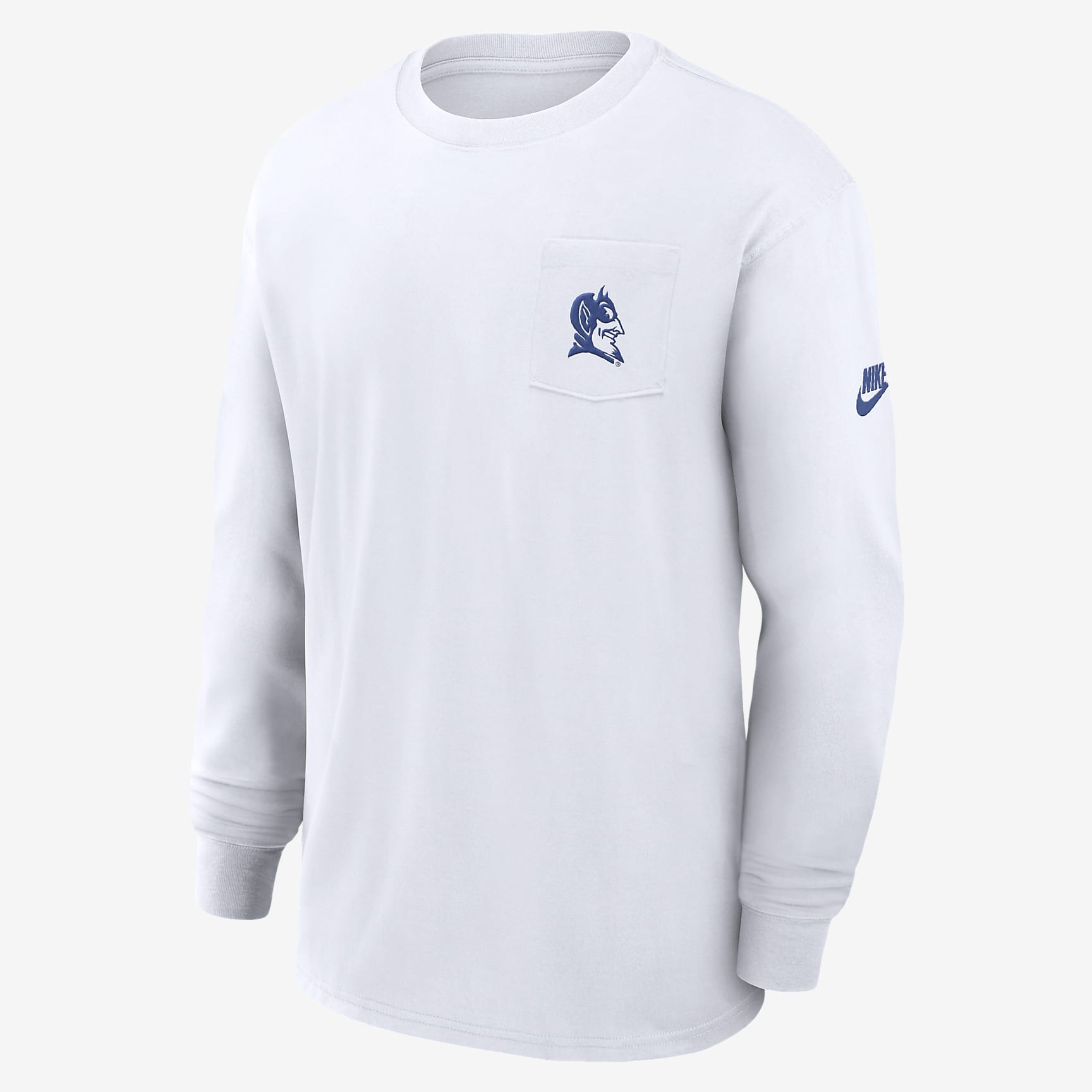 Duke Blue Devils Legacy Max90 Pocket Men's Nike College Long-Sleeve T-Shirt