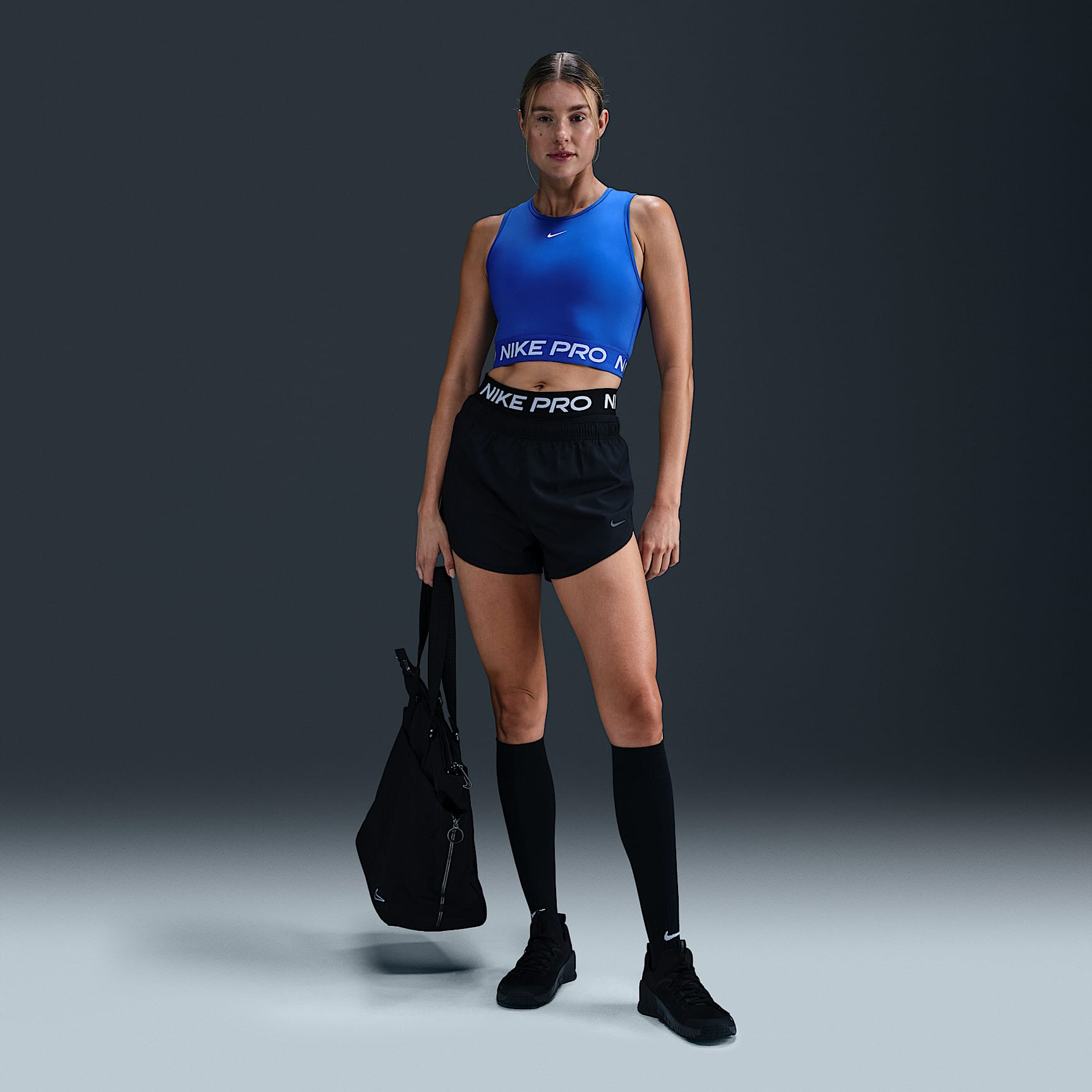 Nike Pro Women's Dri-FIT Cropped Tank Top