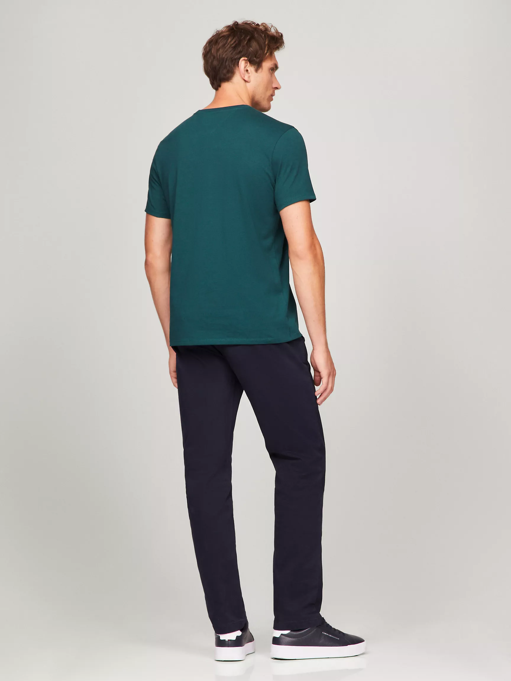 Мужская футболка Tommy Hilfiger, Футболка с графическим принтом полос Tommy