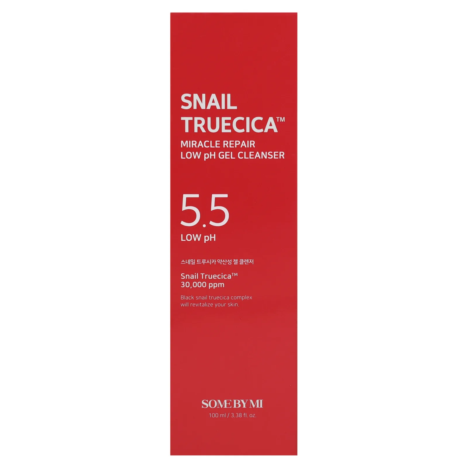 SOME BY MI, Snail Truecica, Гель для умывания Miracle Repair с низким pH, 3,38 жидких унций (100 мл)
