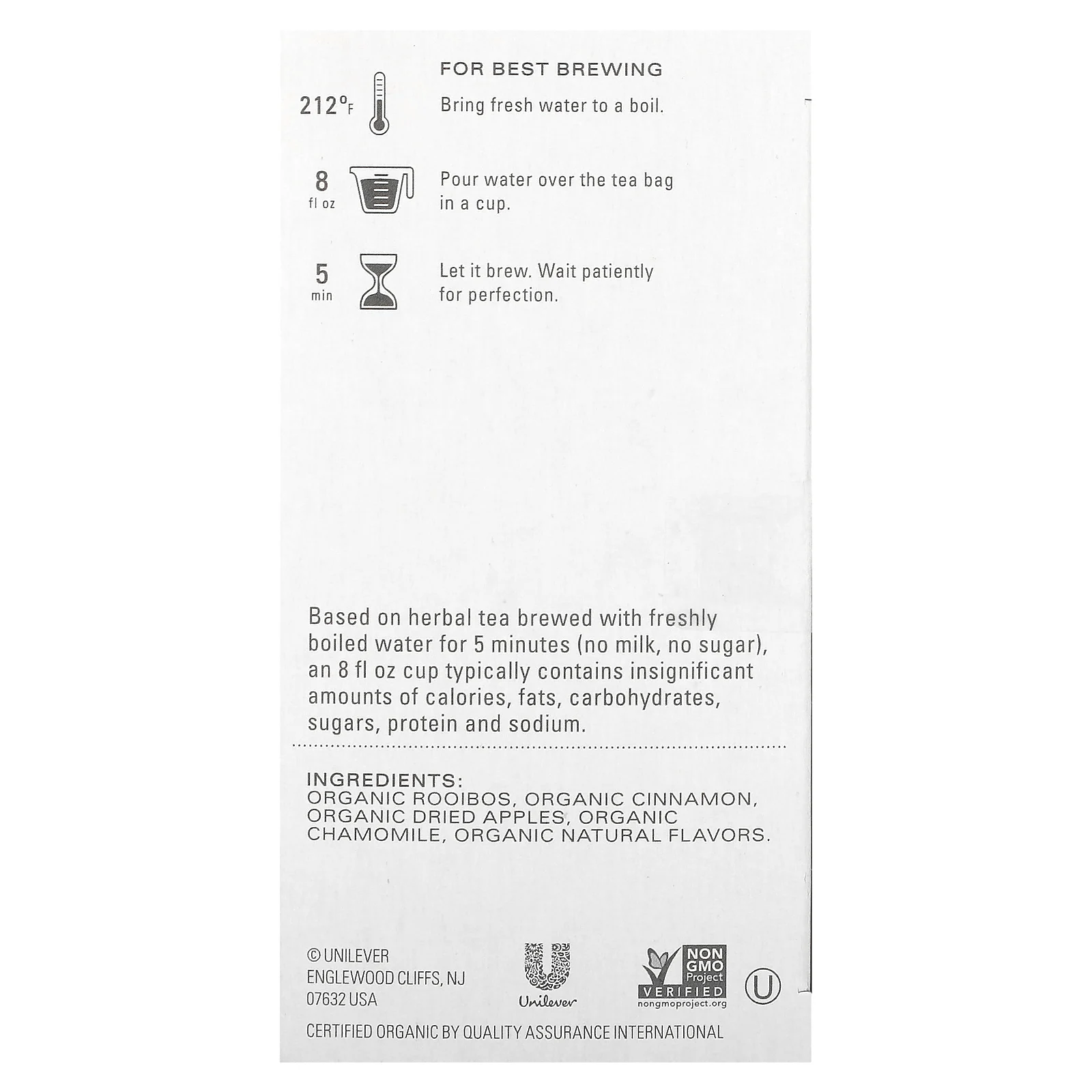 Tazo Teas, Herbal Tea, органическое запеченное яблоко с корицей, без кофеина, 20 пакетиков, 50 г (1,76 унции)