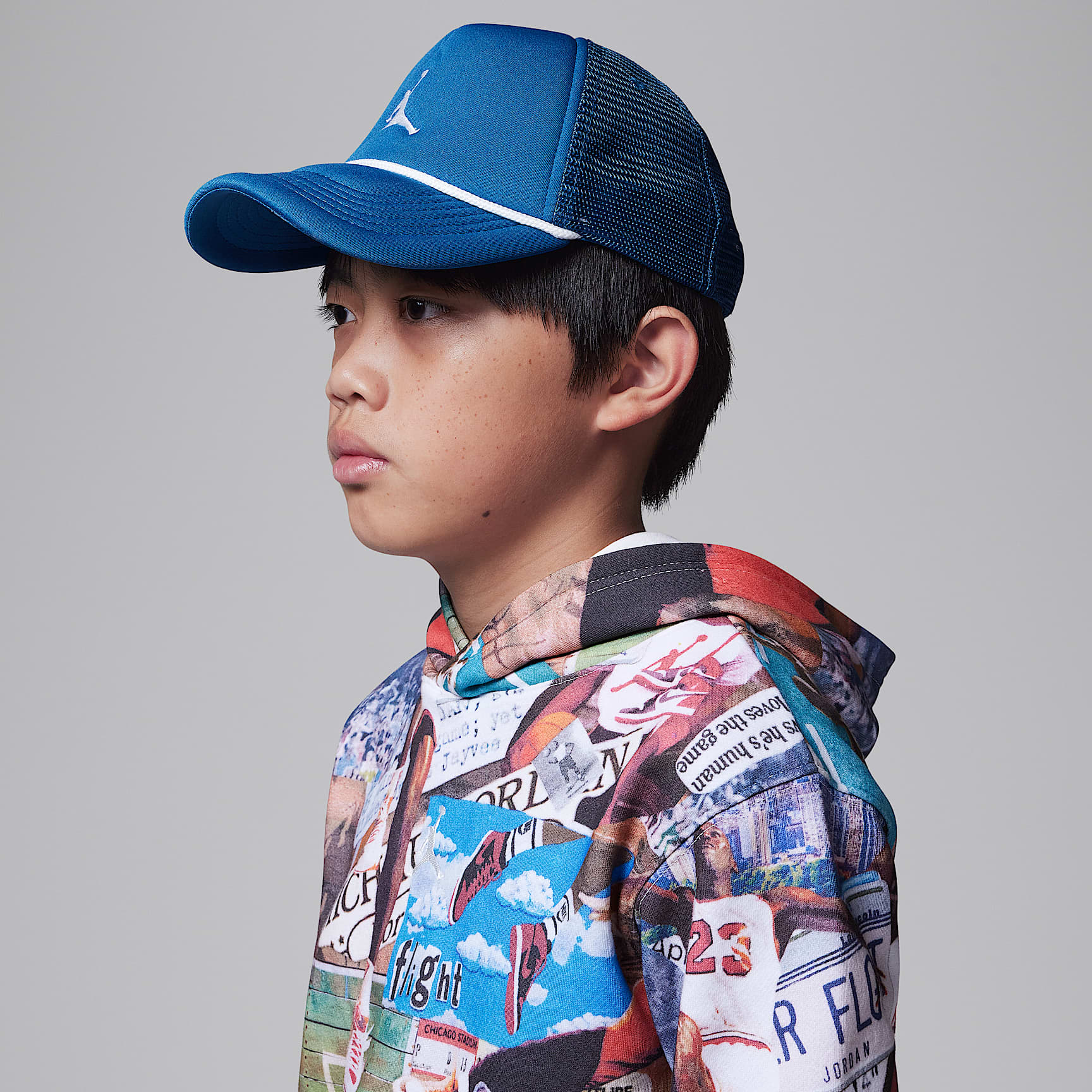 Jordan Big Kids' Jumpman Foam Trucker Hat
