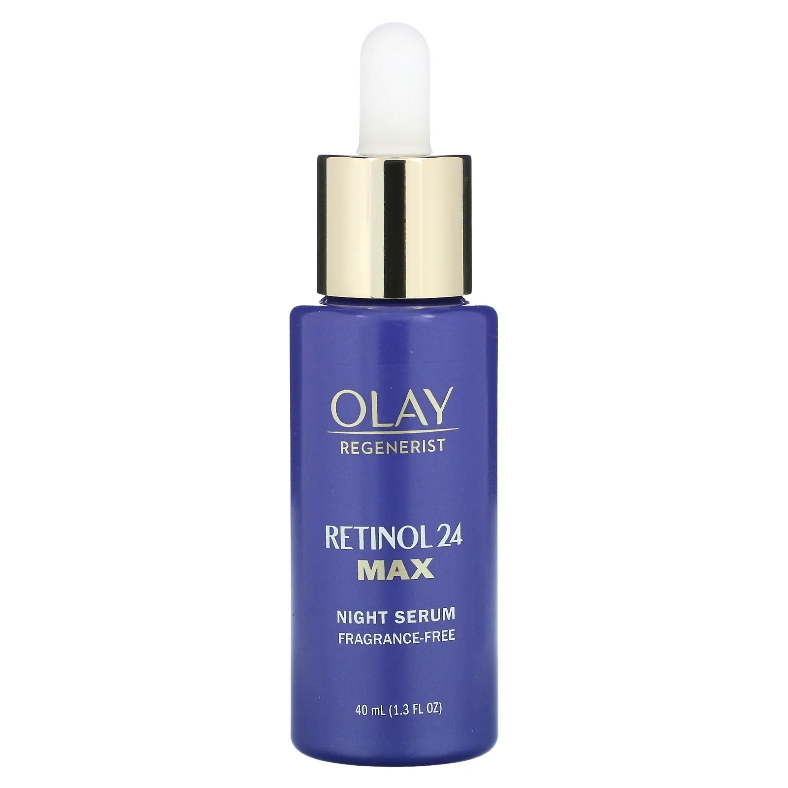 Olay, Regenerist, ретинол 24, ночная сыворотка, без отдушек, 40 мл (1,3 жидк. Унции)