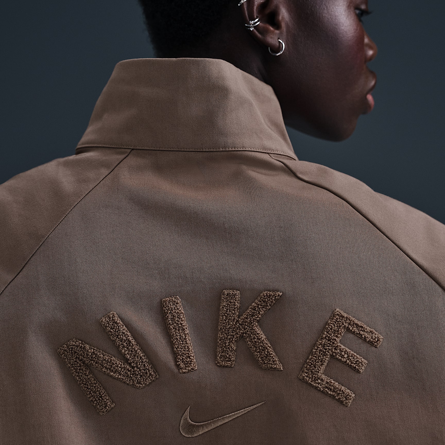 Nike Sportswear Collection Women's Oversized Twill 1/4-Zip Top