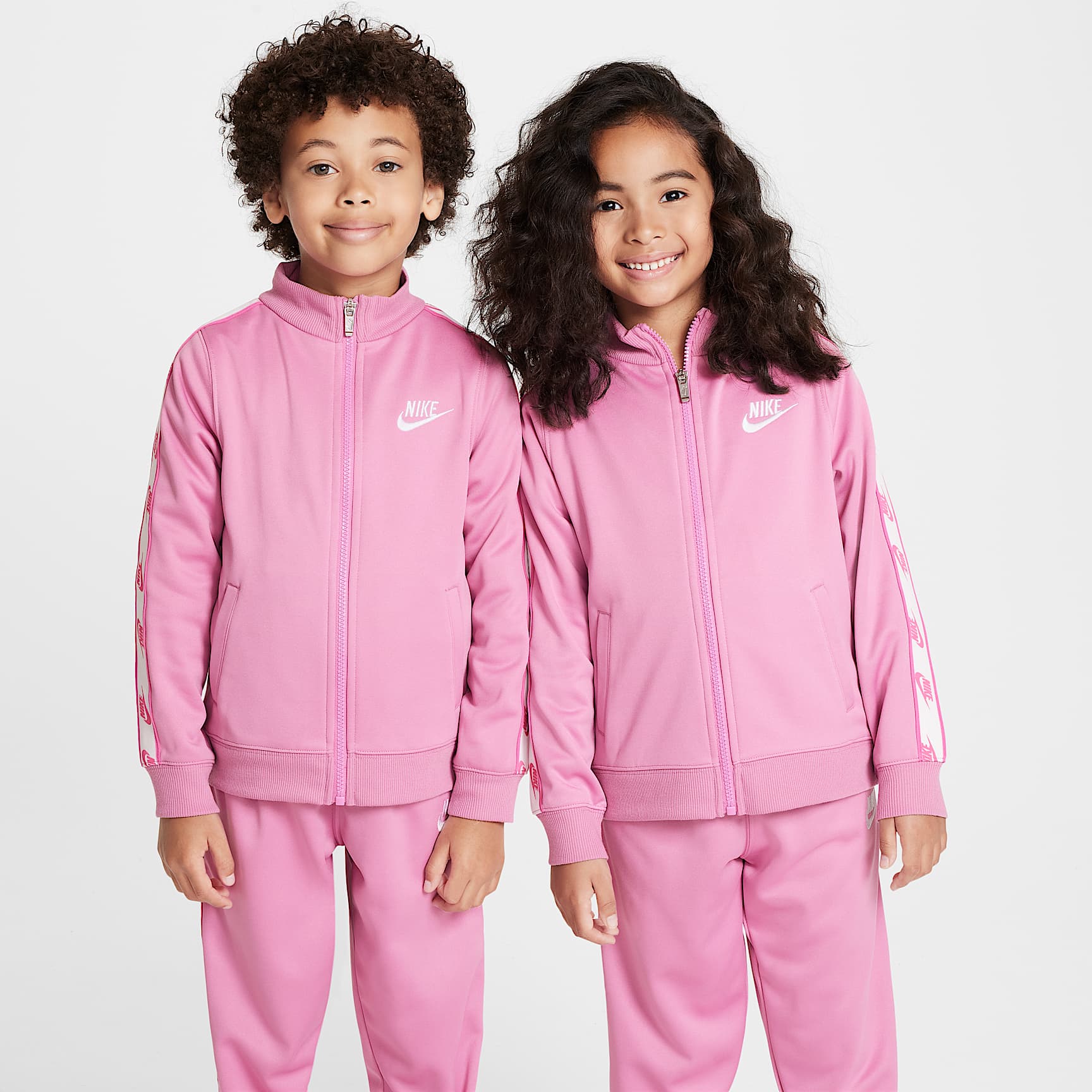 Nike Dri-FIT Little Kids' 2-Piece Full-Zip Set with Logo Taping