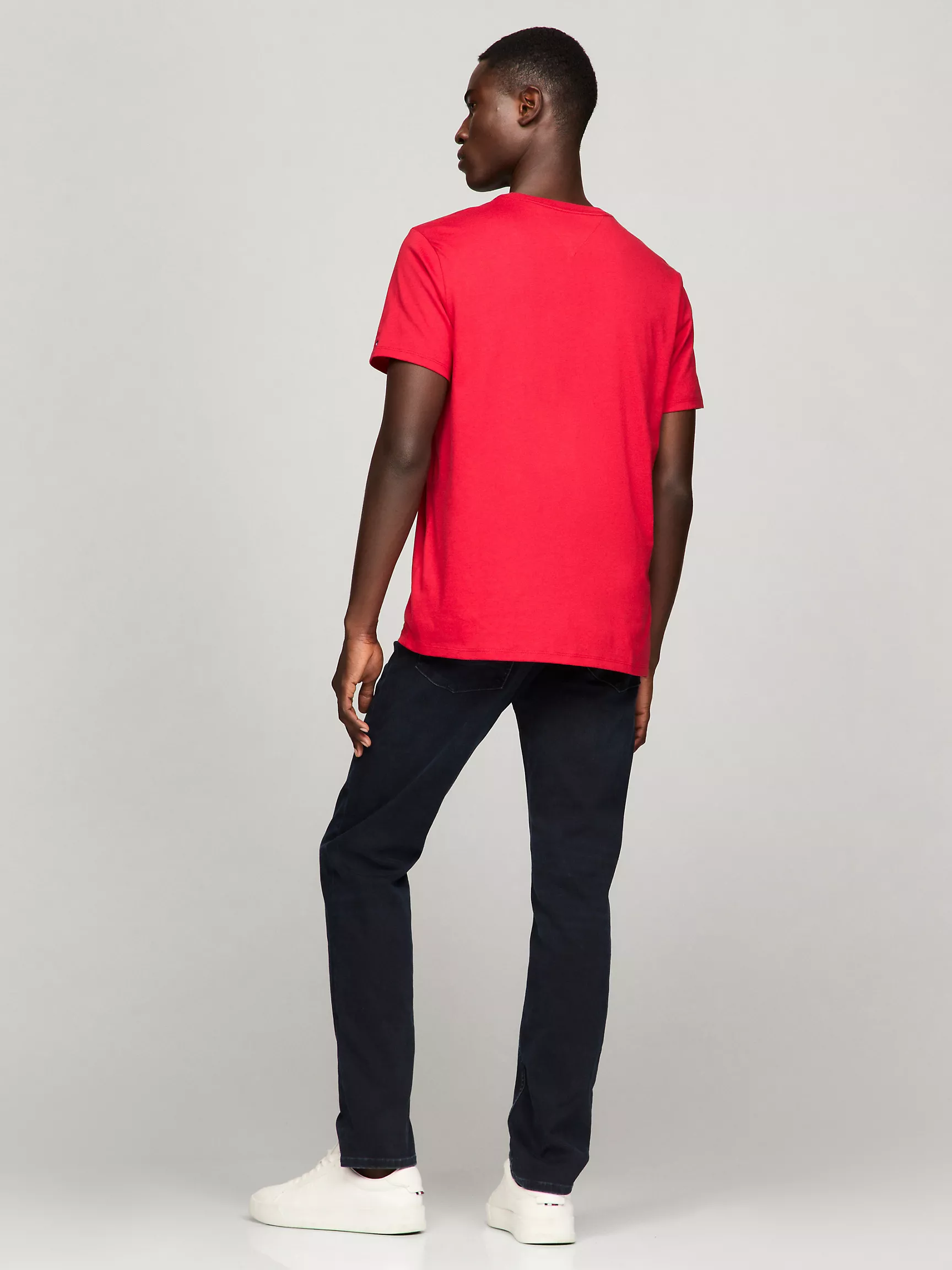 Мужская футболка Tommy Hilfiger, Футболка с графическим принтом полос Tommy