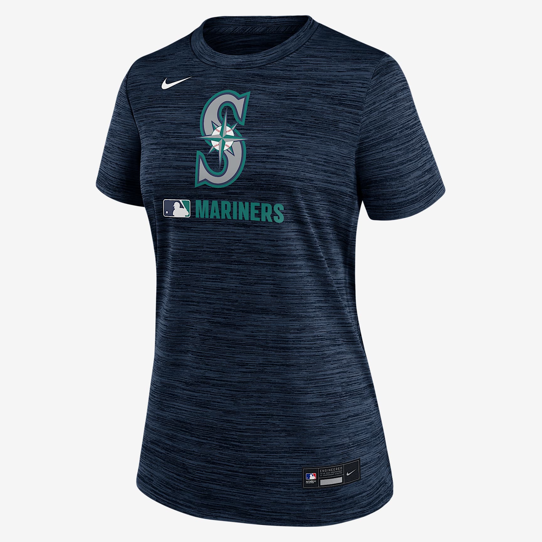 Seattle Mariners Authentic Collection Velocity Women's Nike Dri-FIT MLB T-Shirt
