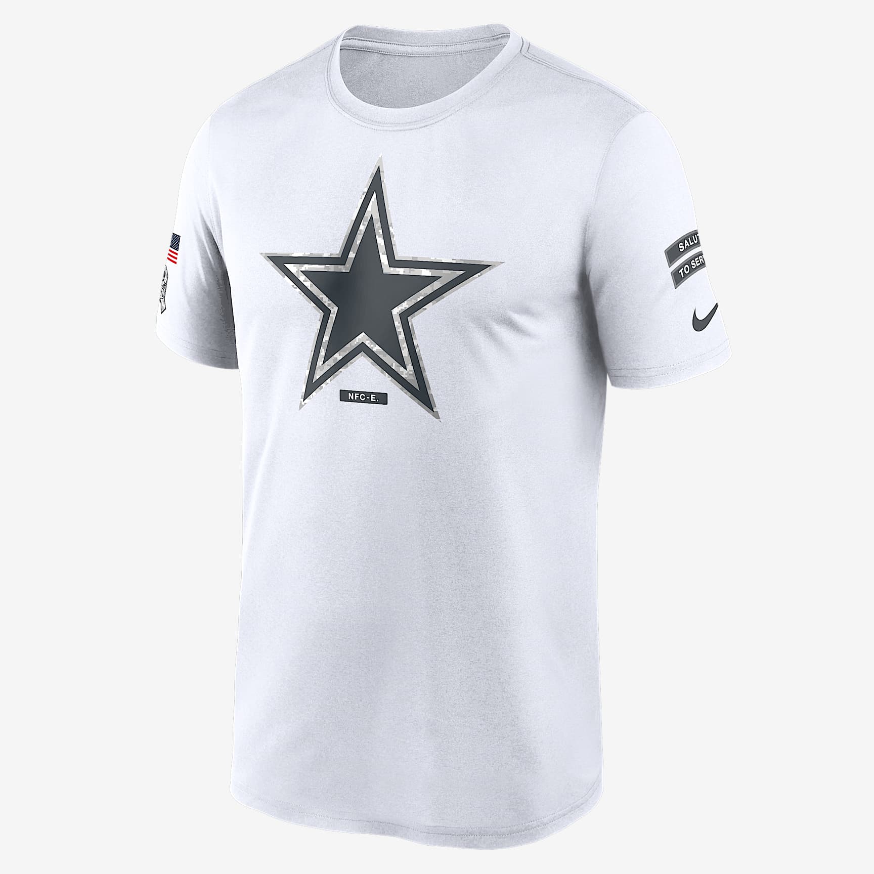 Dallas Cowboys Salute to Service Primary Edge Legend Men's Nike Dri-FIT NFL T-Shirt