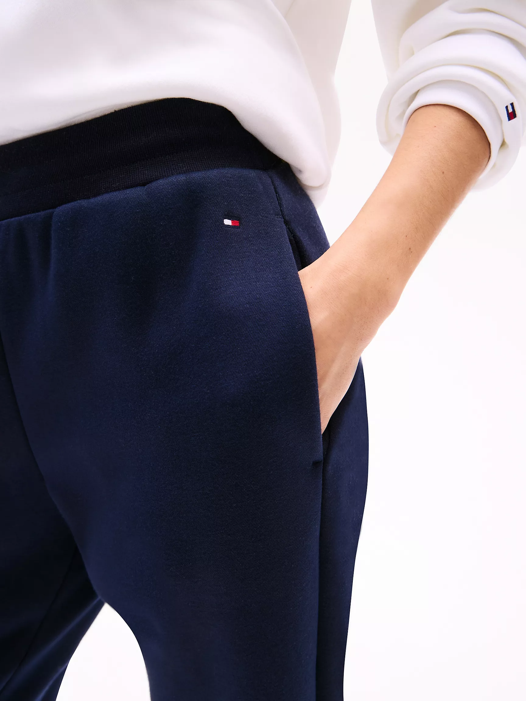 Женские брюки Tommy Hilfiger, Свободные однотонные спортивные брюки