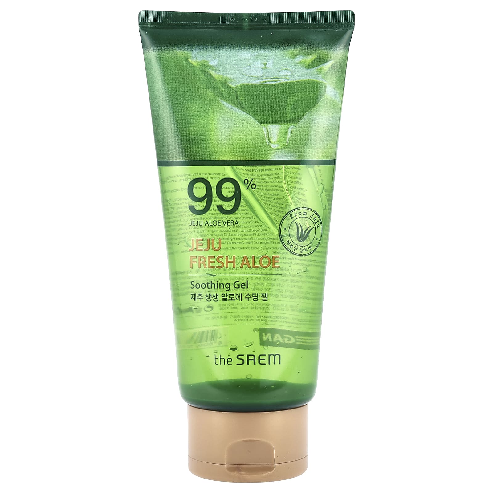 The Saem, Jeju Fresh Aloe, успокаивающий гель «99% алоэ вера», 300 мл (10,14 жидк. унций)