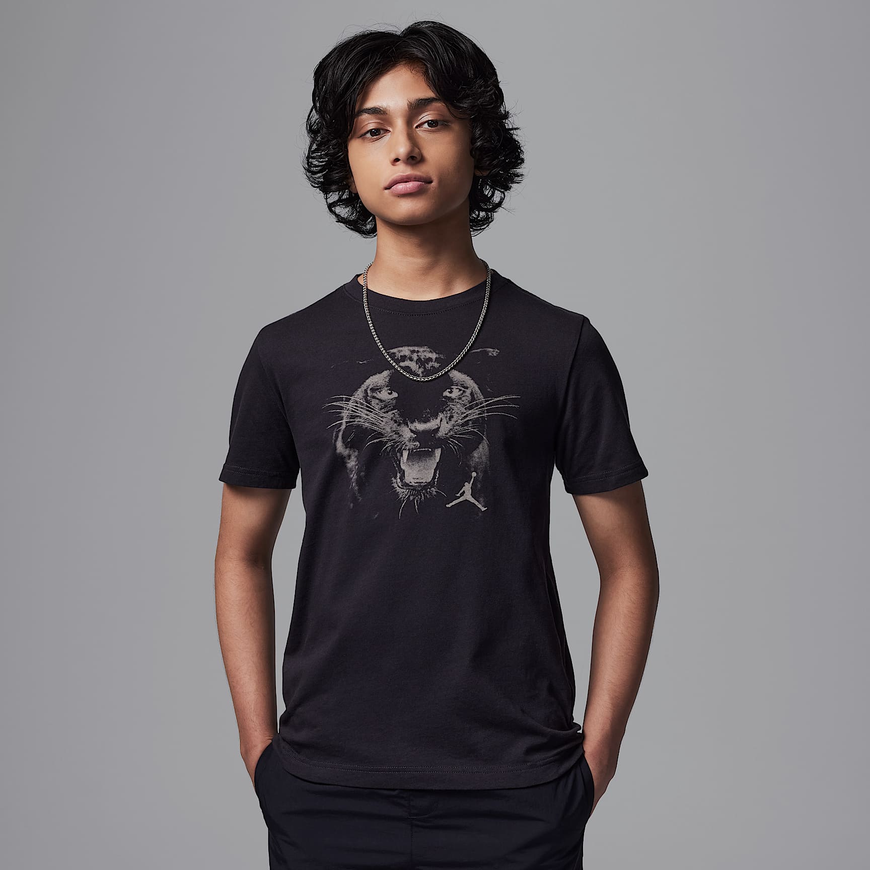 Air Jordan 3 Big Kids' Jordan Panther Graphic T-Shirt