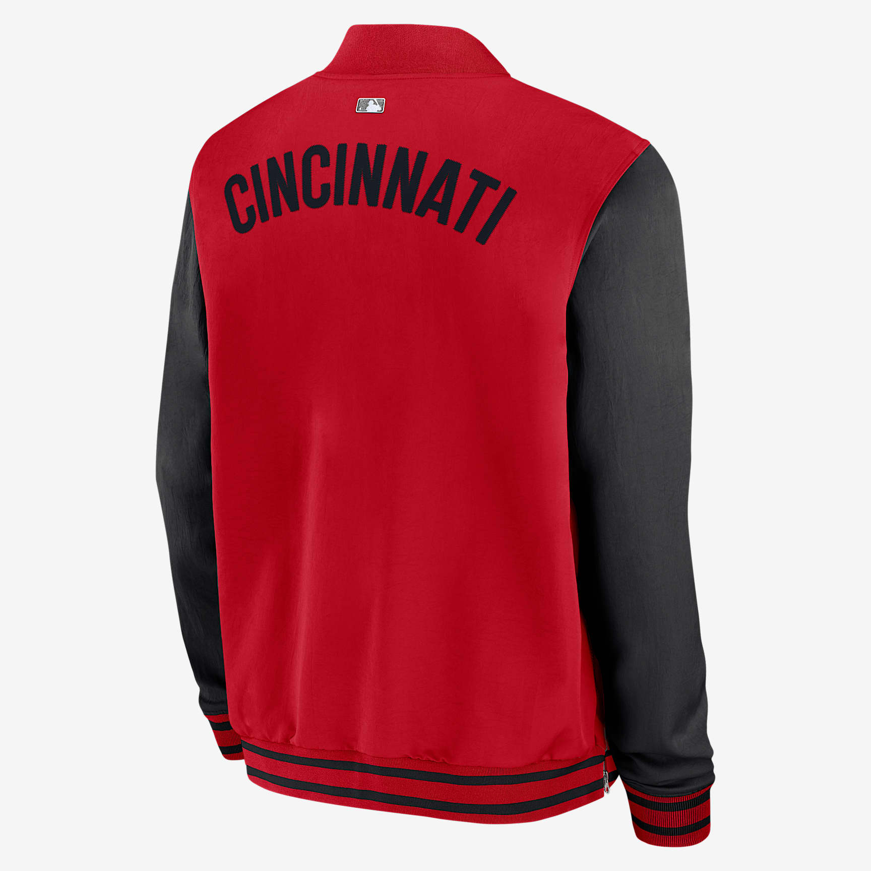 Cincinnati Reds Authentic Collection Dugout Men's Nike MLB Full-Zip Bomber Jacket