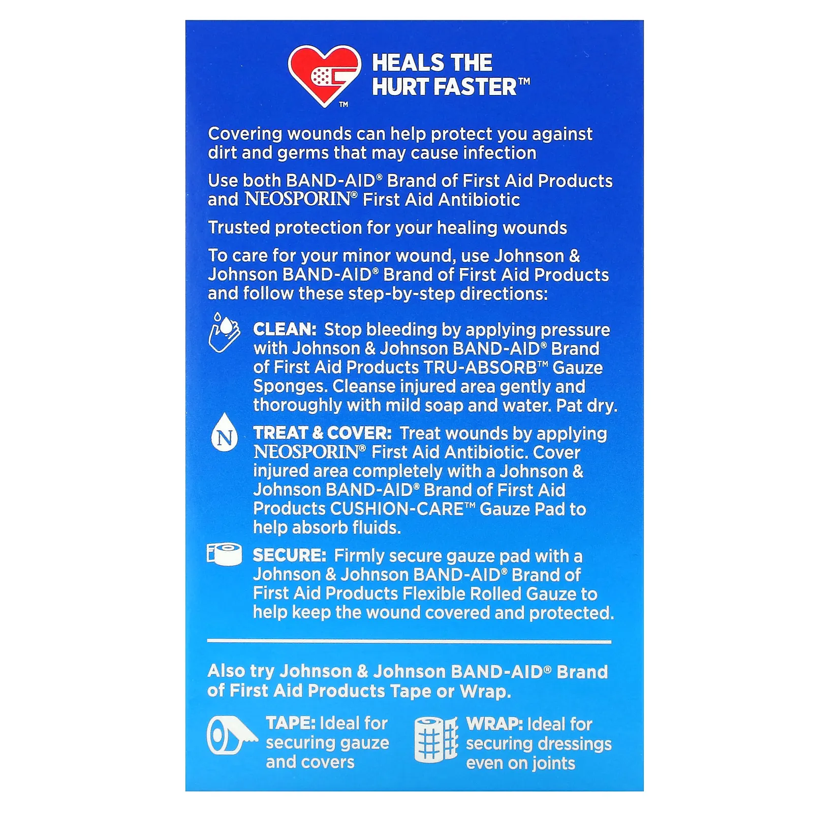 Band Aid, гибкая марлевая марля, 1 шт.