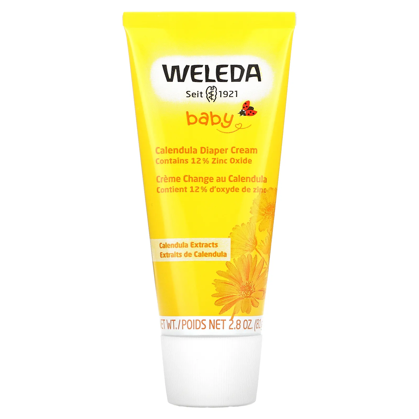 Weleda, Baby, крем с календулой от опрелостей, с экстрактами календулы, 81 г (2,9 унции)
