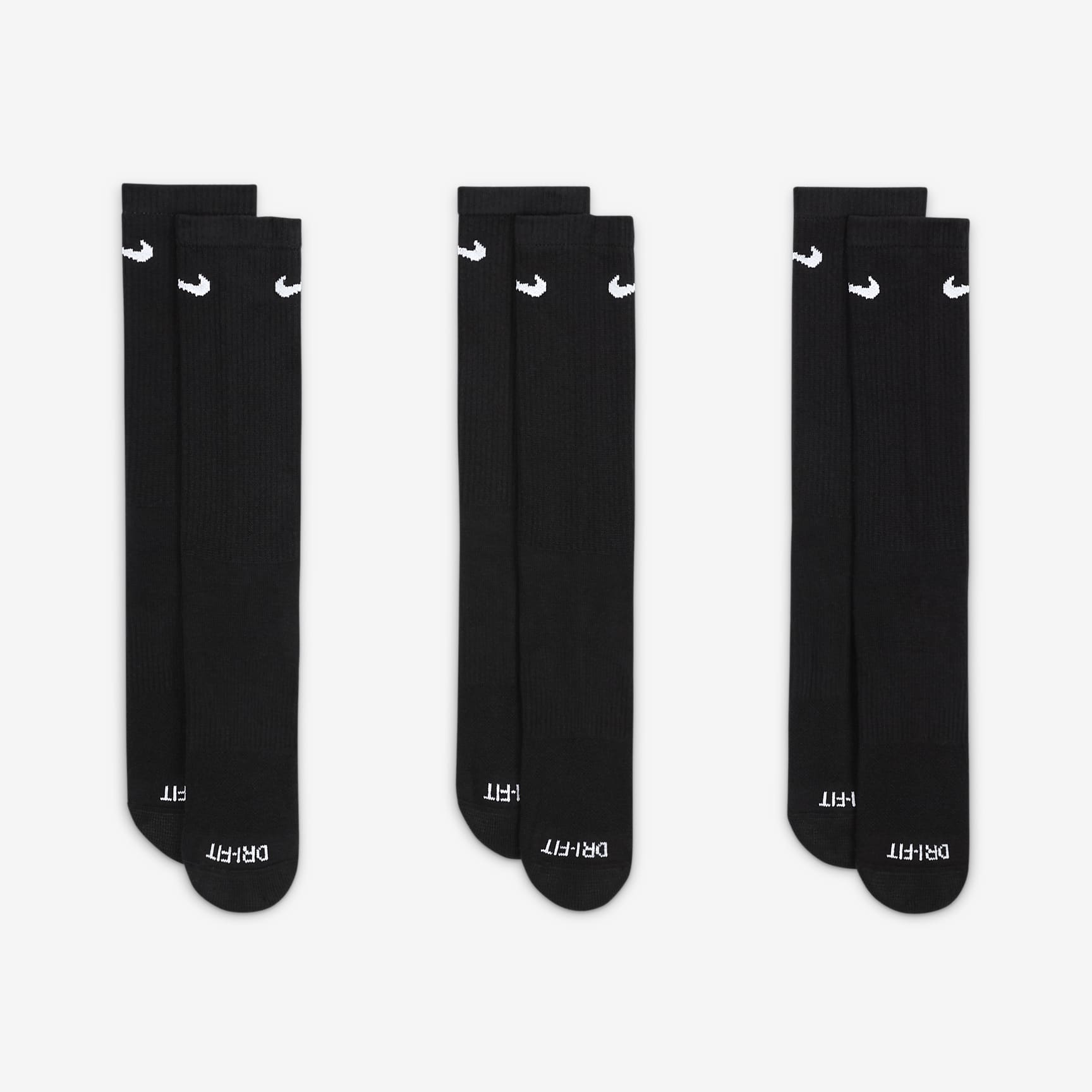 Nike Everyday Plus Cushioned Training Crew Socks (3 Pairs)