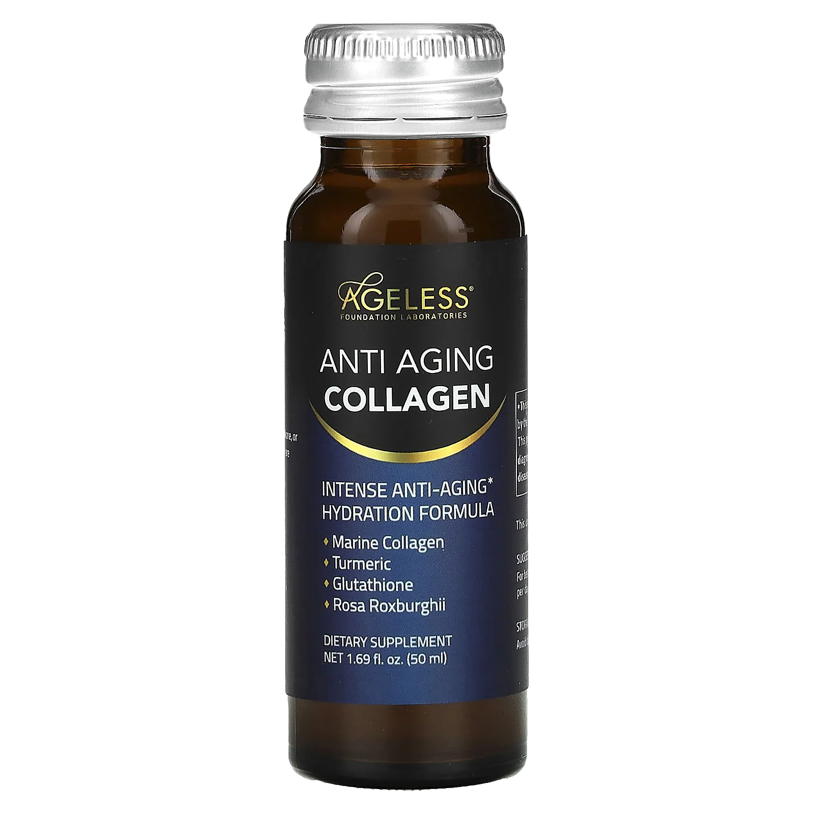 Ageless Foundation Laboratories, антивозрастной коллаген, 10 флаконов, по 50 мл (1,69 жидк. унции)
