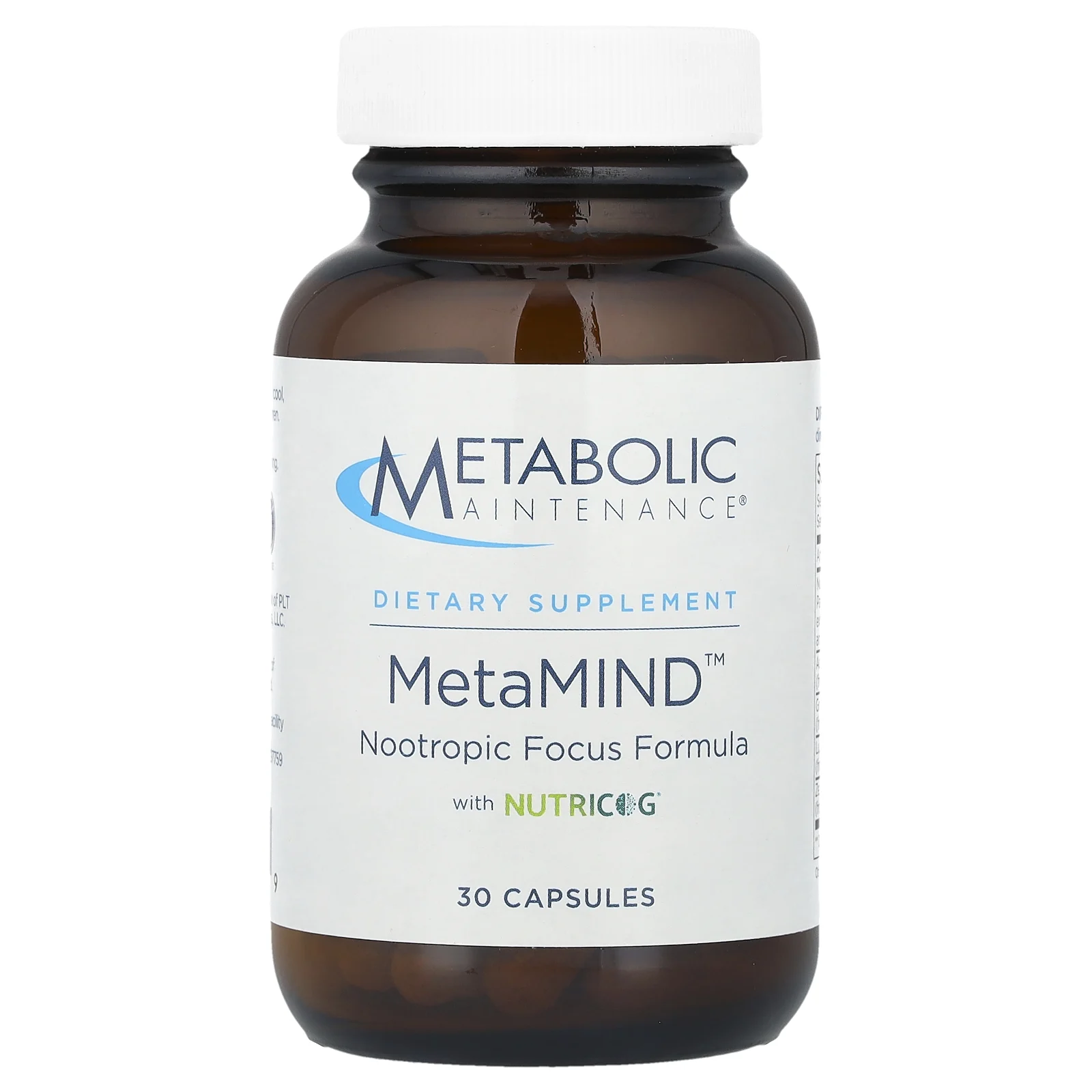 Metabolic Maintenance, MetaMIND ™, 30 капсул