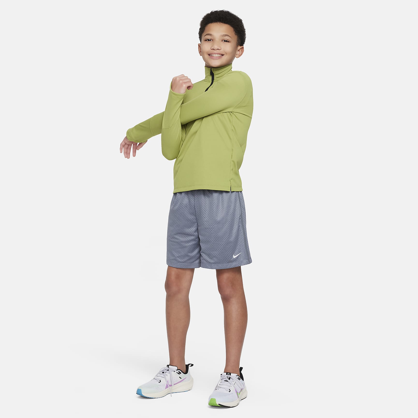 Nike Multi Big Kids' (Boys') Dri-FIT Mesh Shorts
