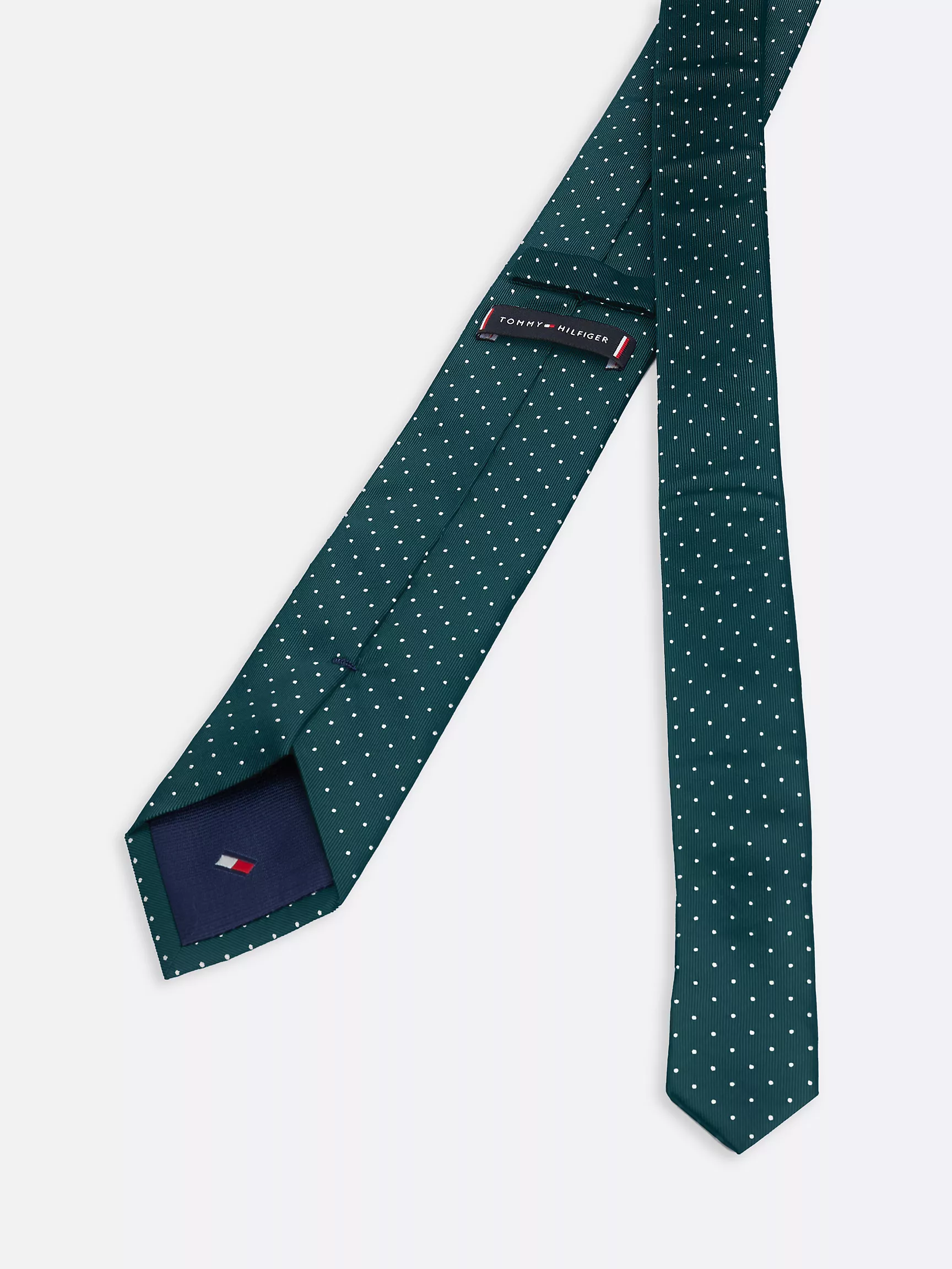 Мужской галстук Tommy Hilfiger, Шелковый галстук в горошек