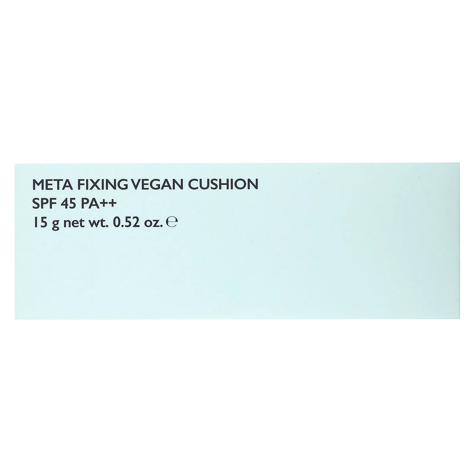 Amuse, Meta Fixing Vegan Cushion, SPF 45 PA ++, 1,5 натуральный, 15 г (0,52 унции)